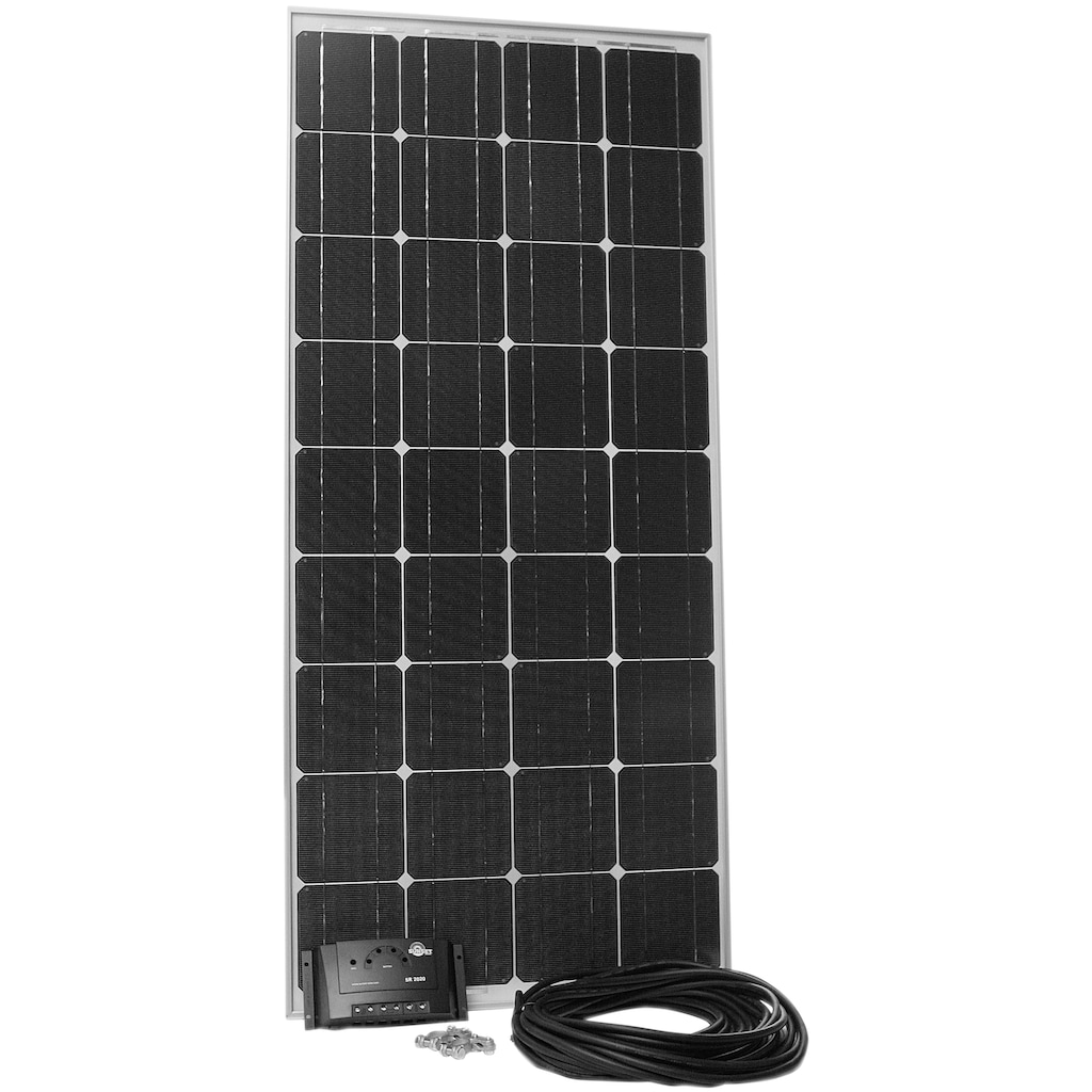 Sunset Solarmodul »Stromset AS 180, 180 Watt, 12 V«, (Set), für Gartenhäuser oder Reisemobil