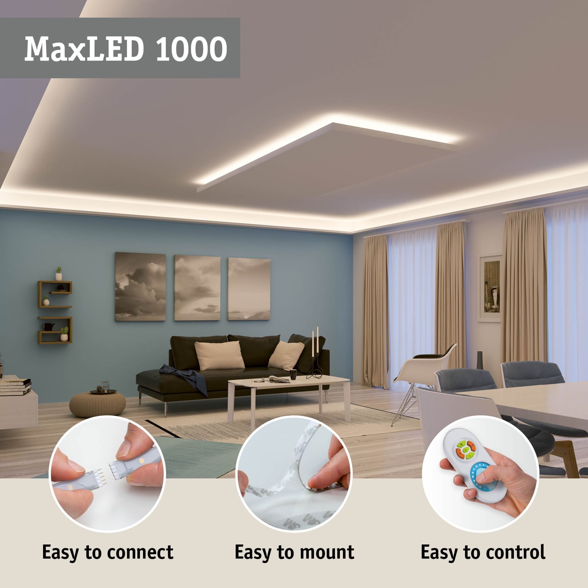 Paulmann LED-Streifen »MaxLED 1000 LED Strip Warmweiß Einzelstripe«