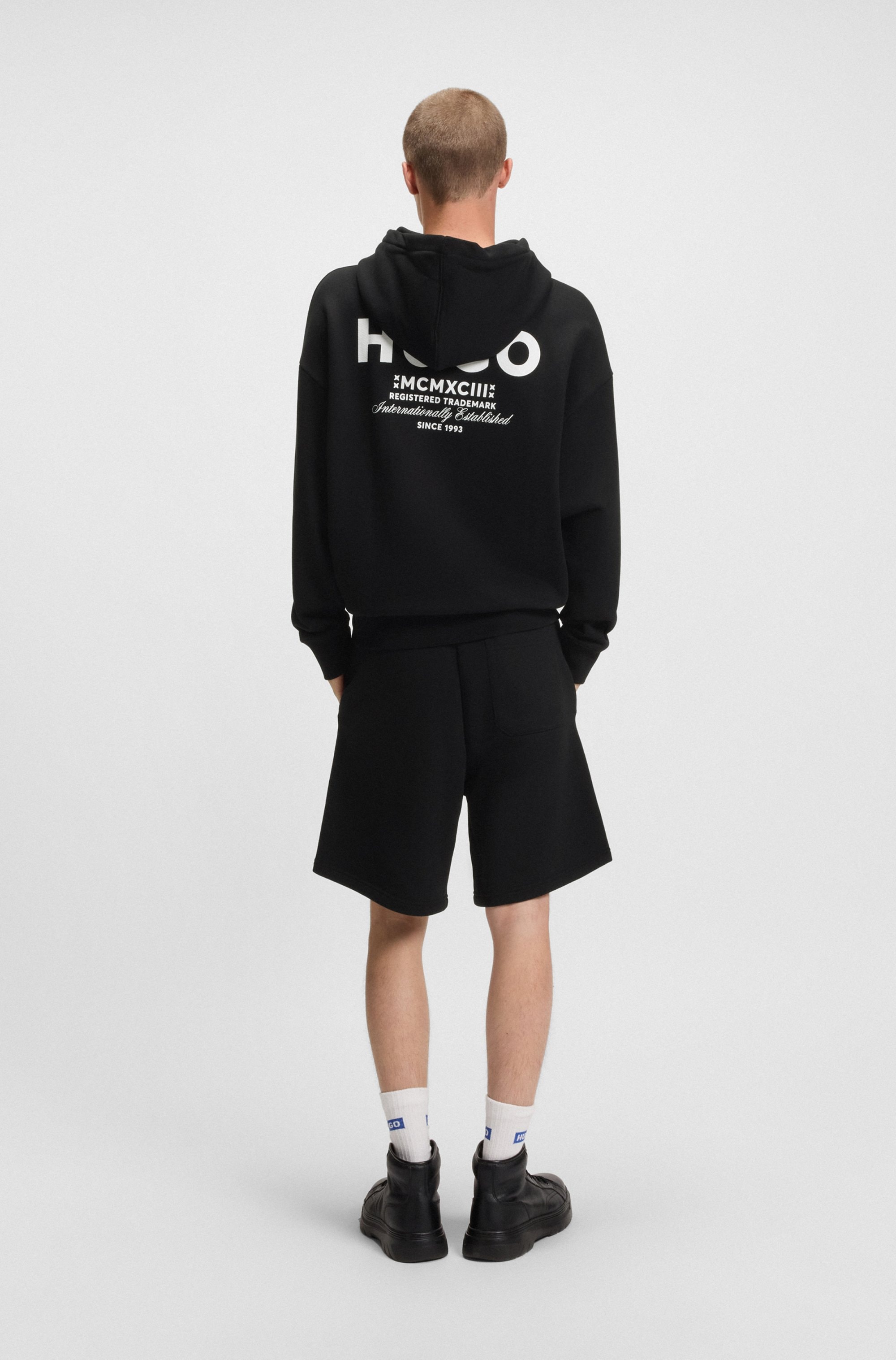 HUGO Blue Hoodie »Nazardo«