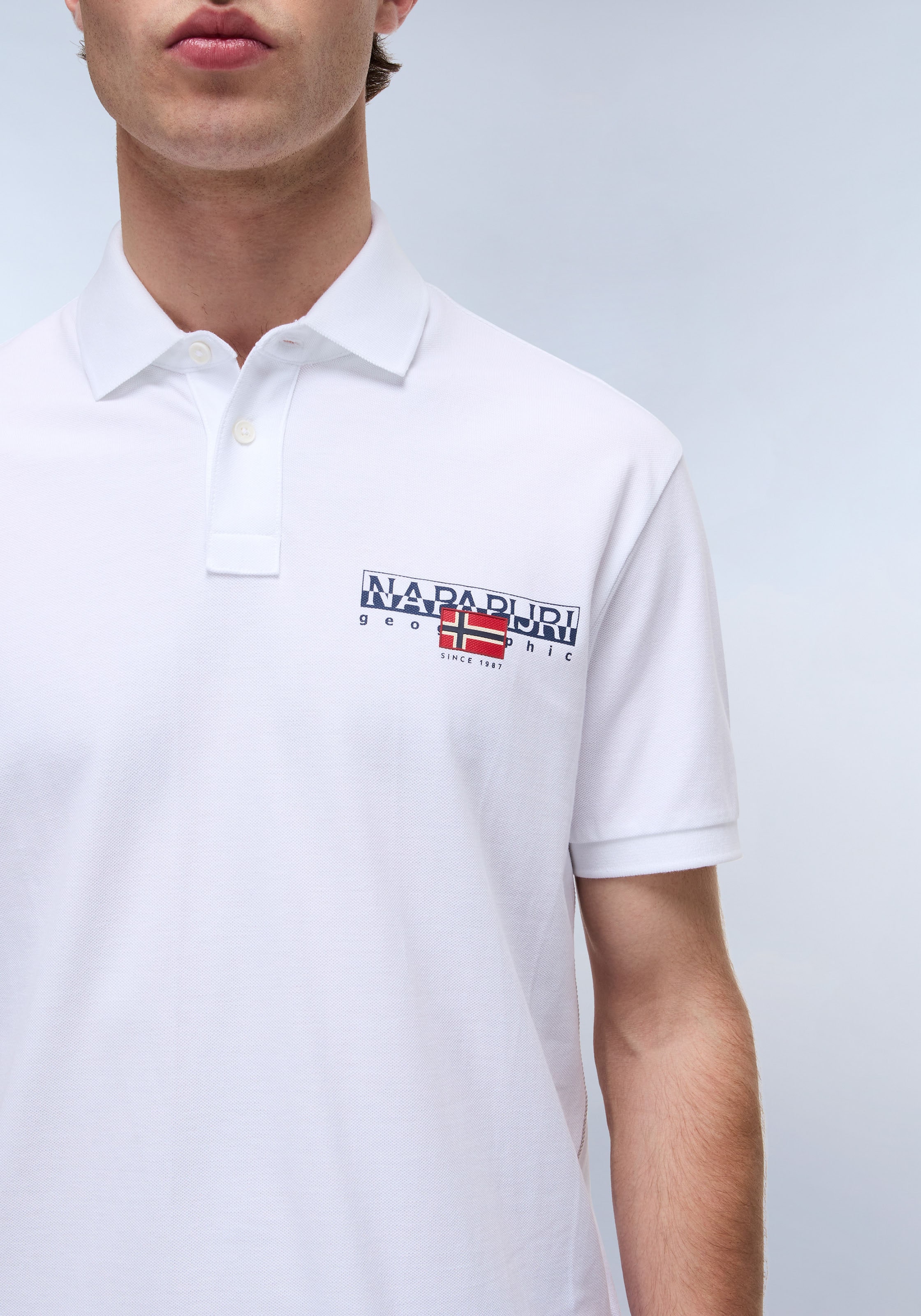 Napapijri Poloshirt »E-AYLMER« Mit Rundhalsausschnitt