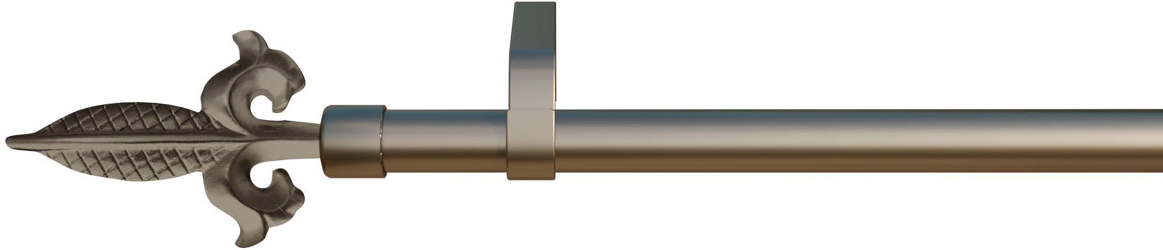 indeko Gardinenstange »Genua« Ø 16 mm 1 läufig-läufig Wunschmaßlänge