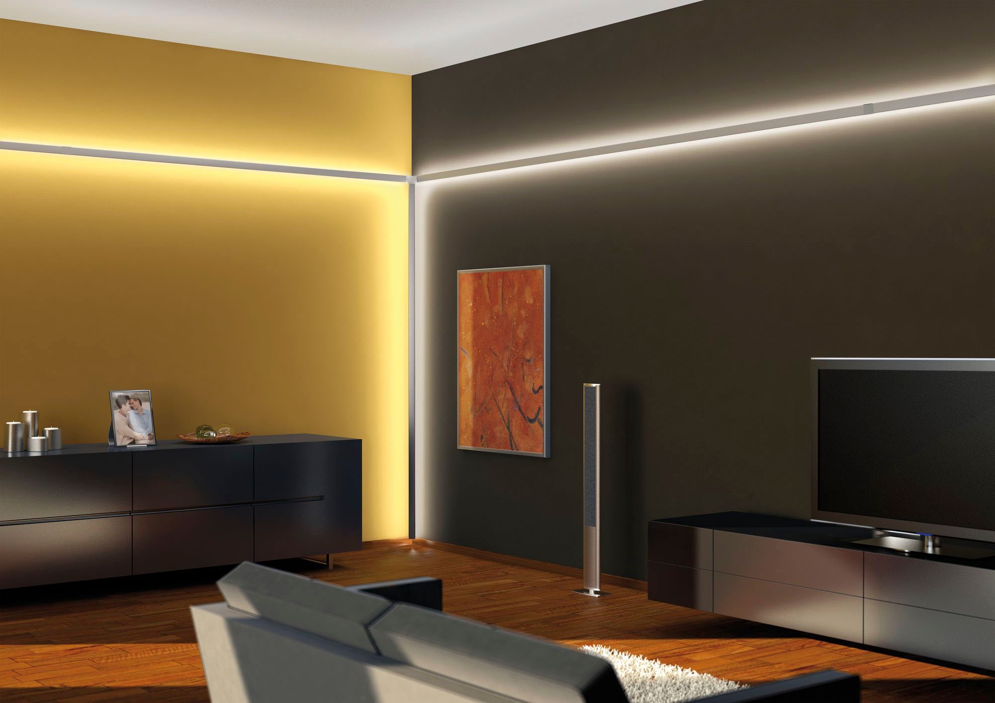 Paulmann LED-Streifen »Duo Profil Set 100 cm inkl. Clips und Diffusor«