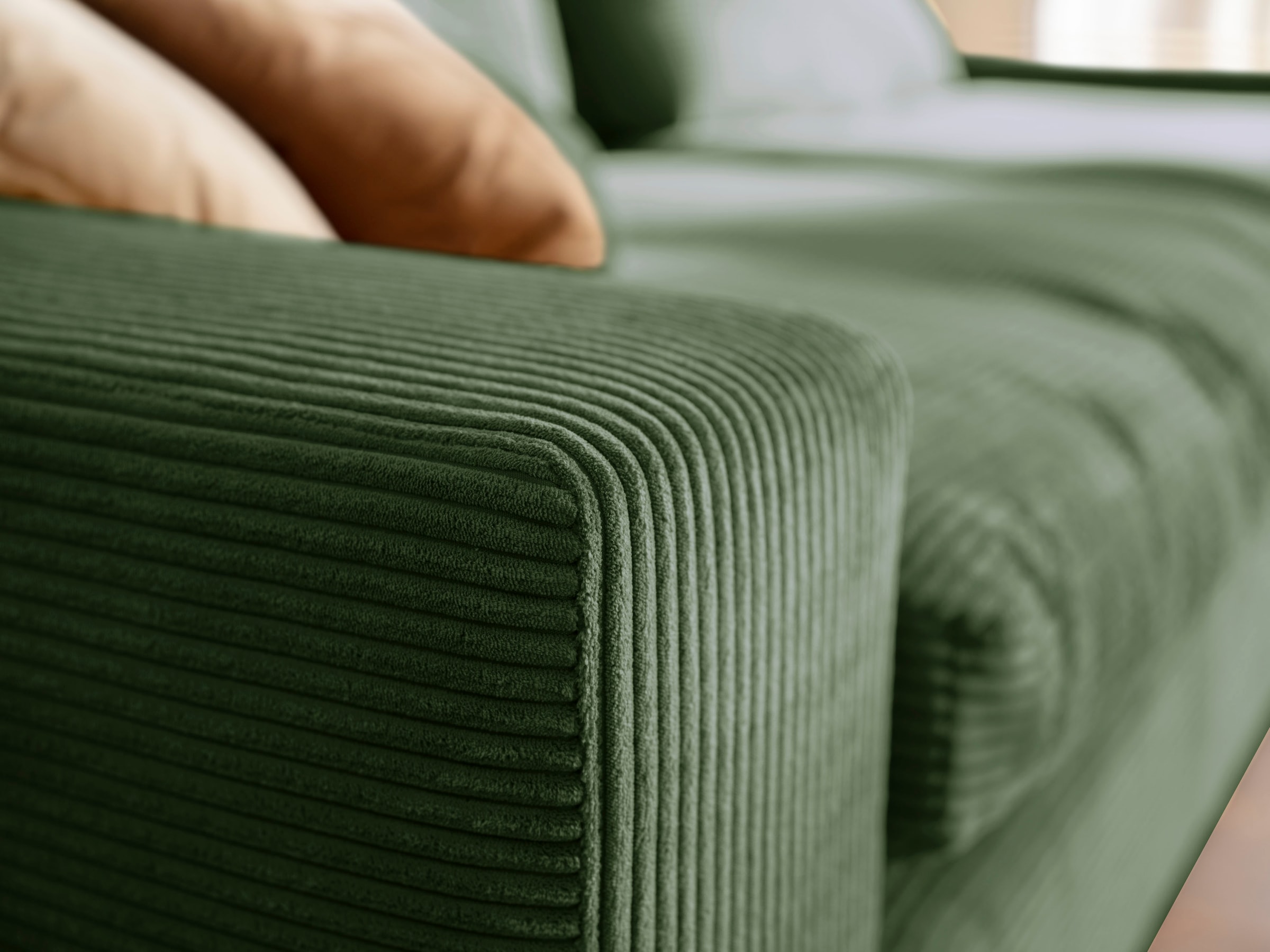alina Big-Sofa »Sandy«, 296 cm breit und 123 cm tief, in modernem Cordstoff