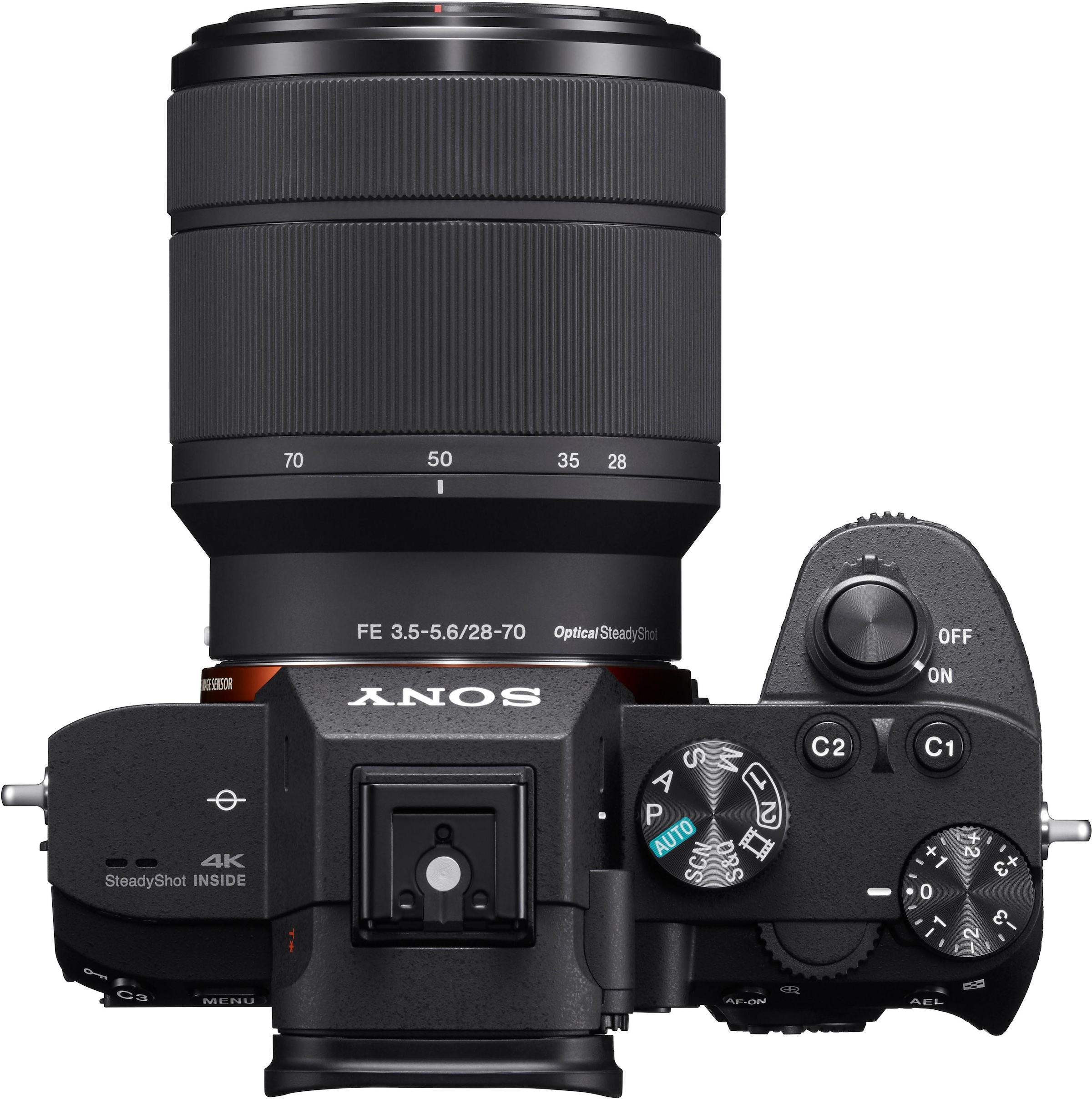 Sony Systemkamera »Alpha 7 III ILCE-7M3KB«, SEL-2870, 24,2 MP, WLAN (Wi-Fi)- NFC bei