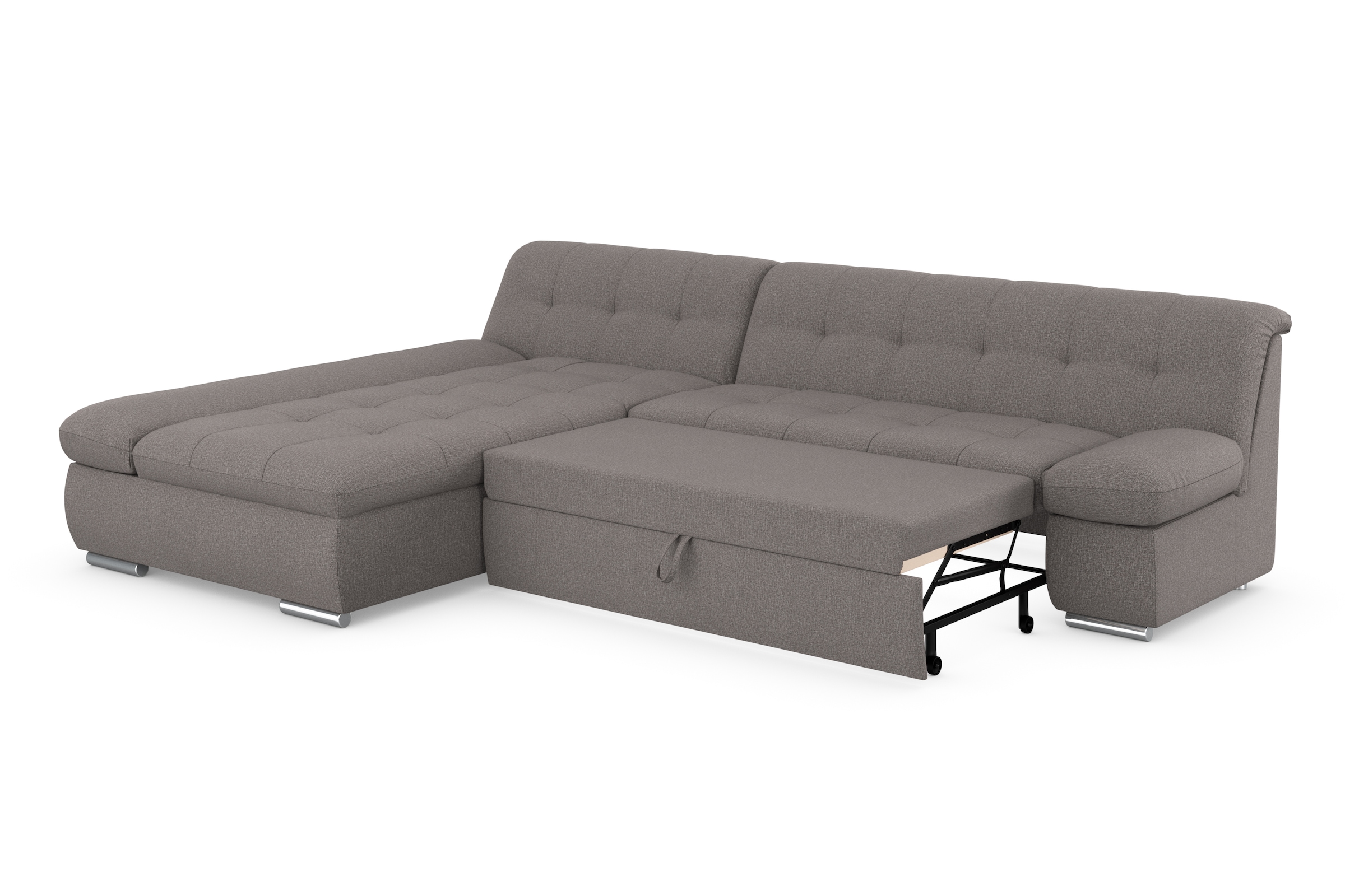 DOMO collection Ecksofa »Mona L-Form«, wahlweise mit Bettfunktion
