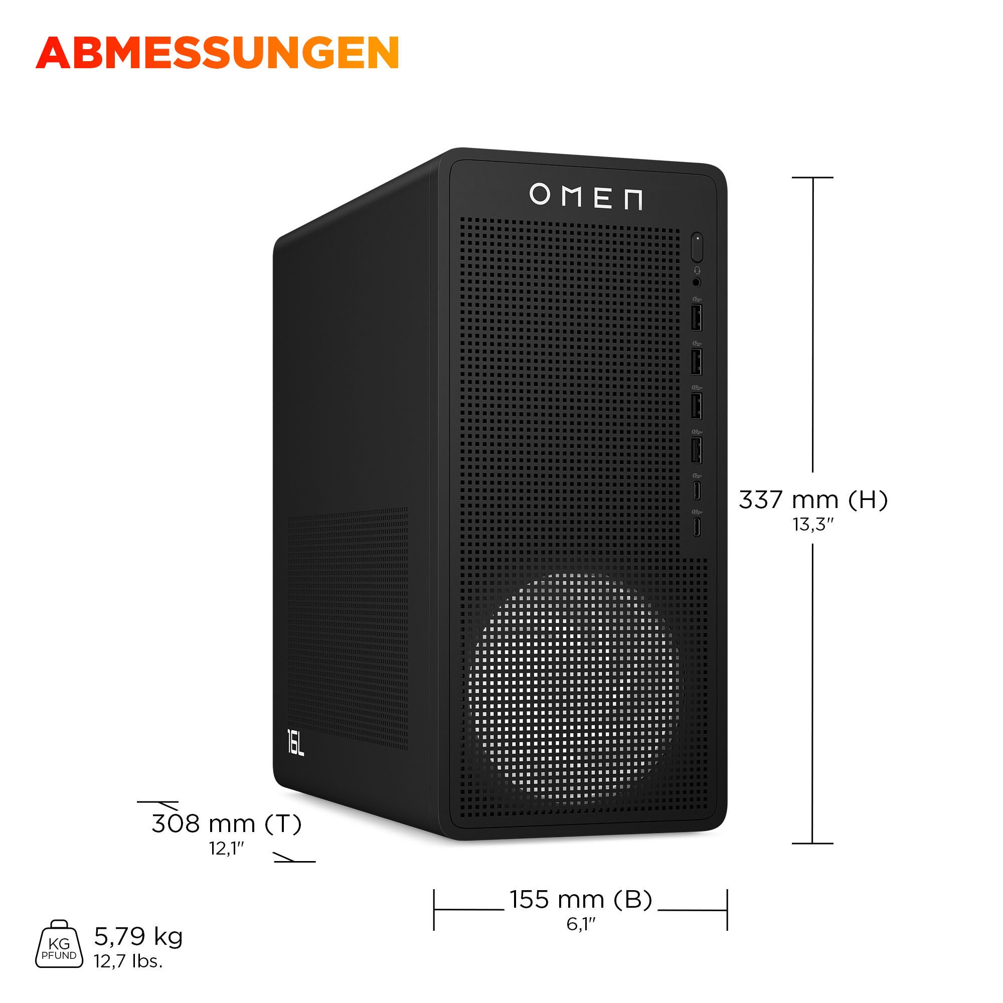 HP Gaming-PC »OMEN 16L DT TG03-0285ng«