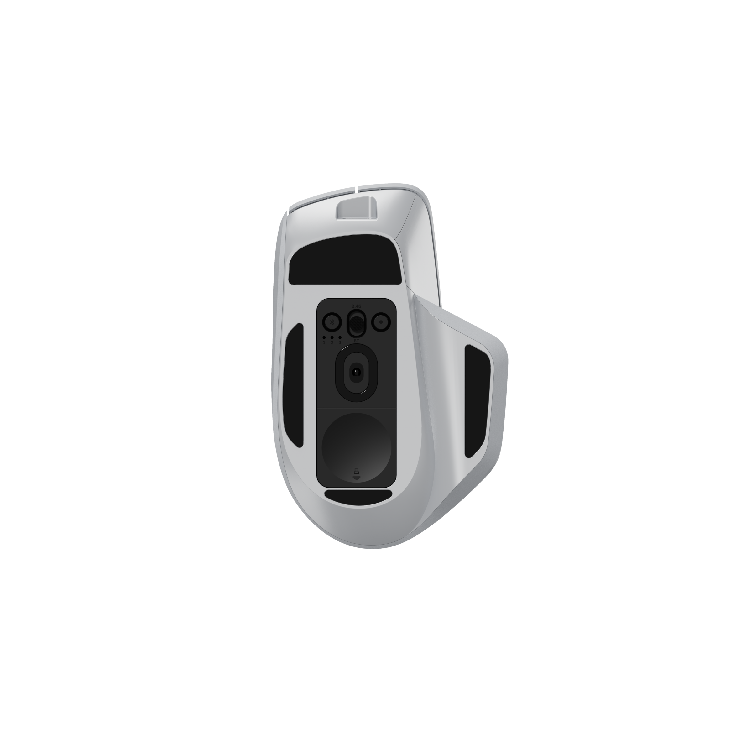Rapoo ergonomische Maus »MT760M, Kabellose Multi-Mode-Maus«, Bluetooth-Funk