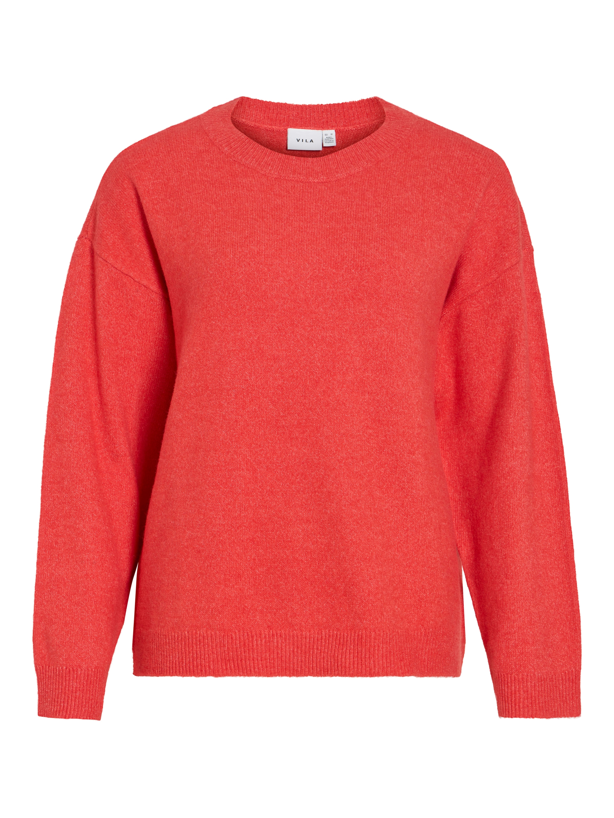 Vila Strickpullover »VILIGA L/S O-NECK KNIT TOP - NOOS«