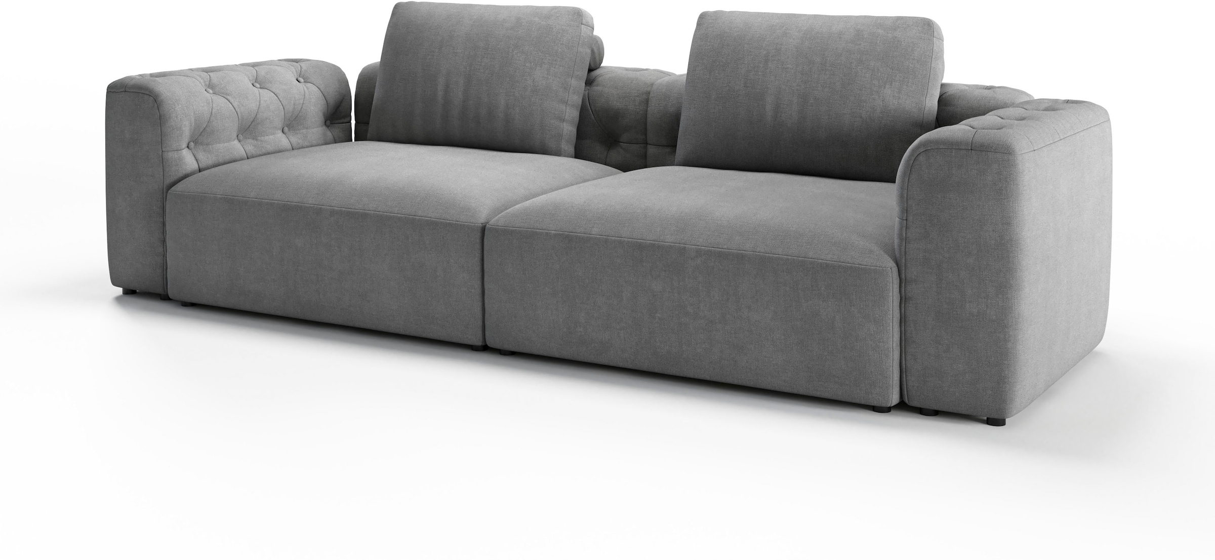 RAUM.ID 2,5-Sitzer »Cushid«, Modulsofa, bestehend aus 2 Teilen, Breite 268 cm