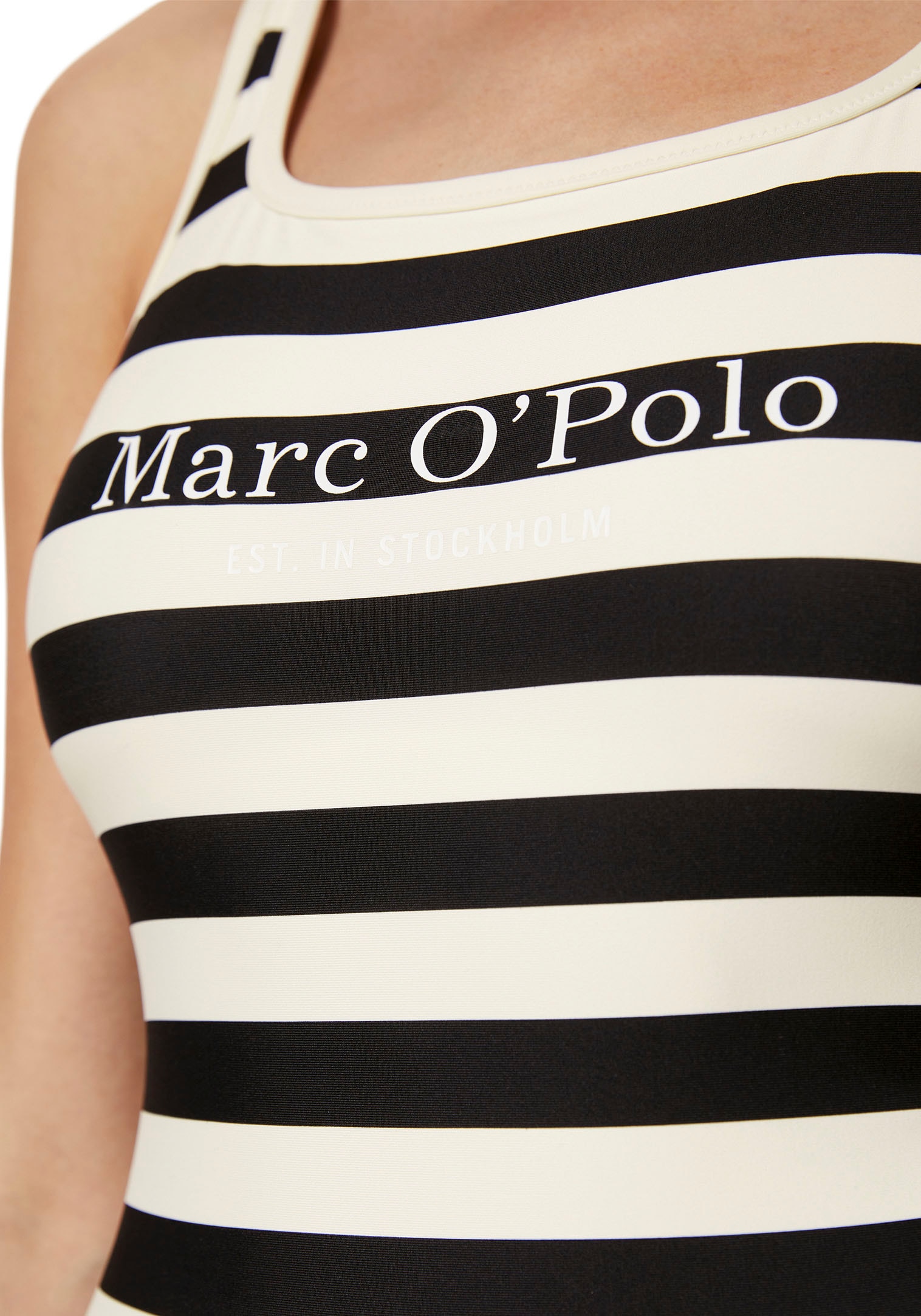 Marc O'Polo Badeanzug »Classic Stripes«, mit tiefem Rückenausschnitt