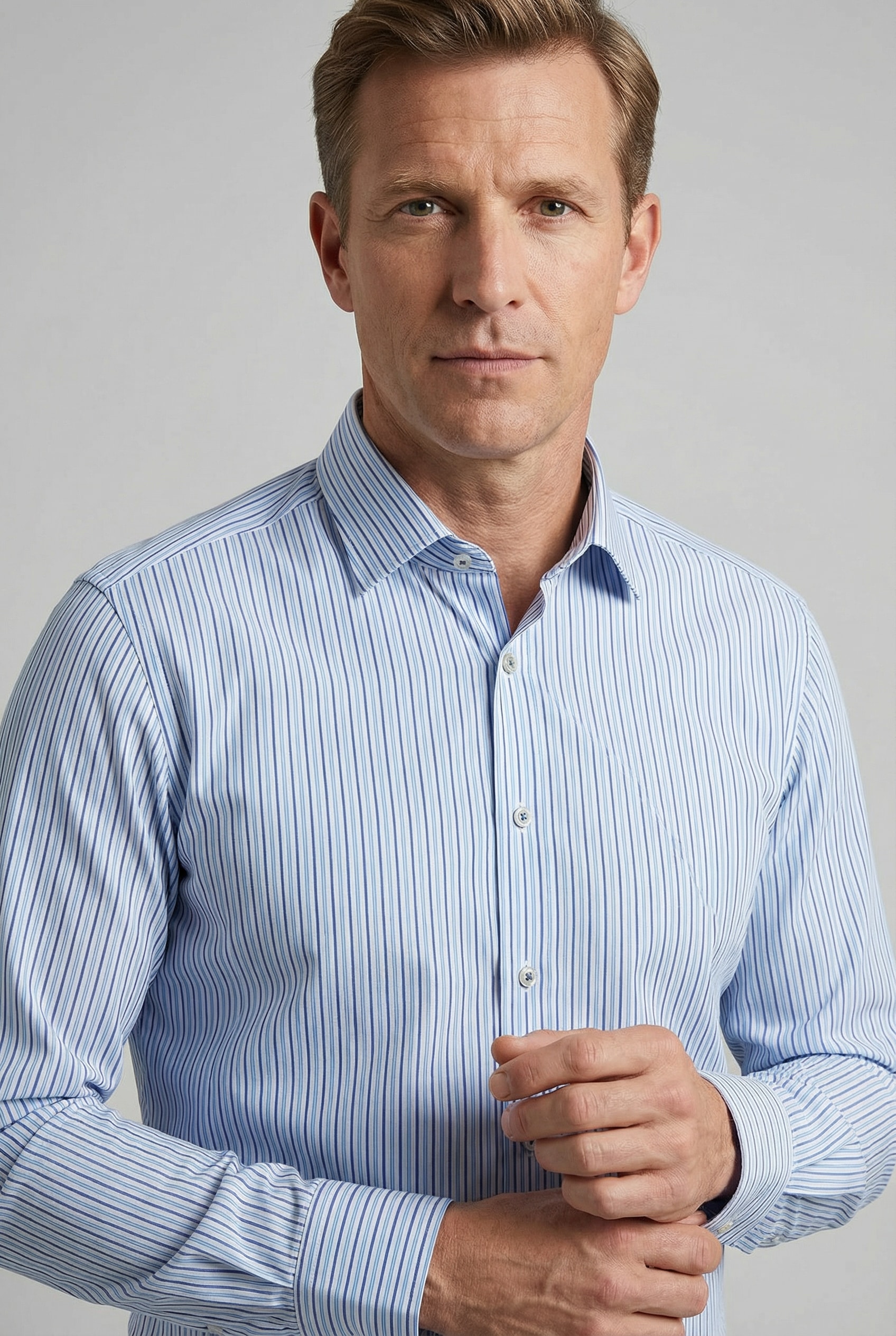 OLYMP Langarmhemd »Level 5« Body fit, Kentkragen, Businesshemd