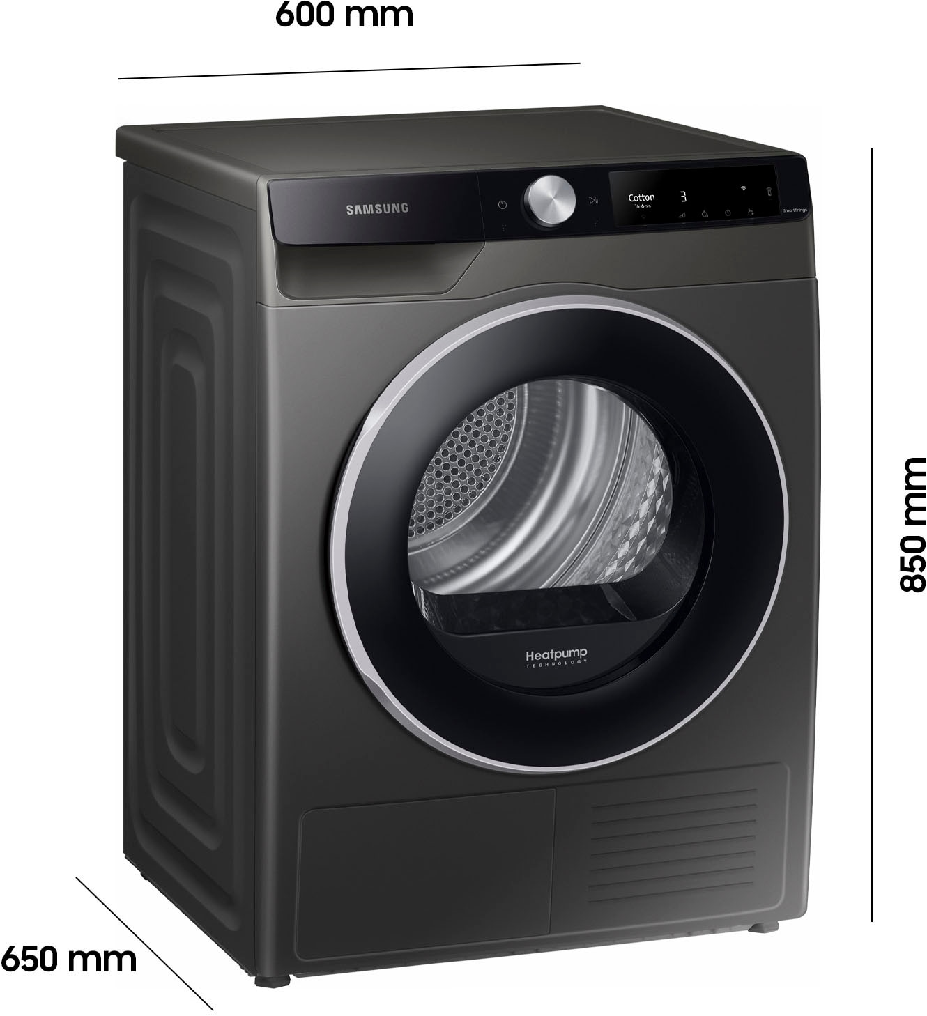 Samsung Wärmepumpentrockner »DV80T6220LX/S2«, 8 kg, Knitterschutz