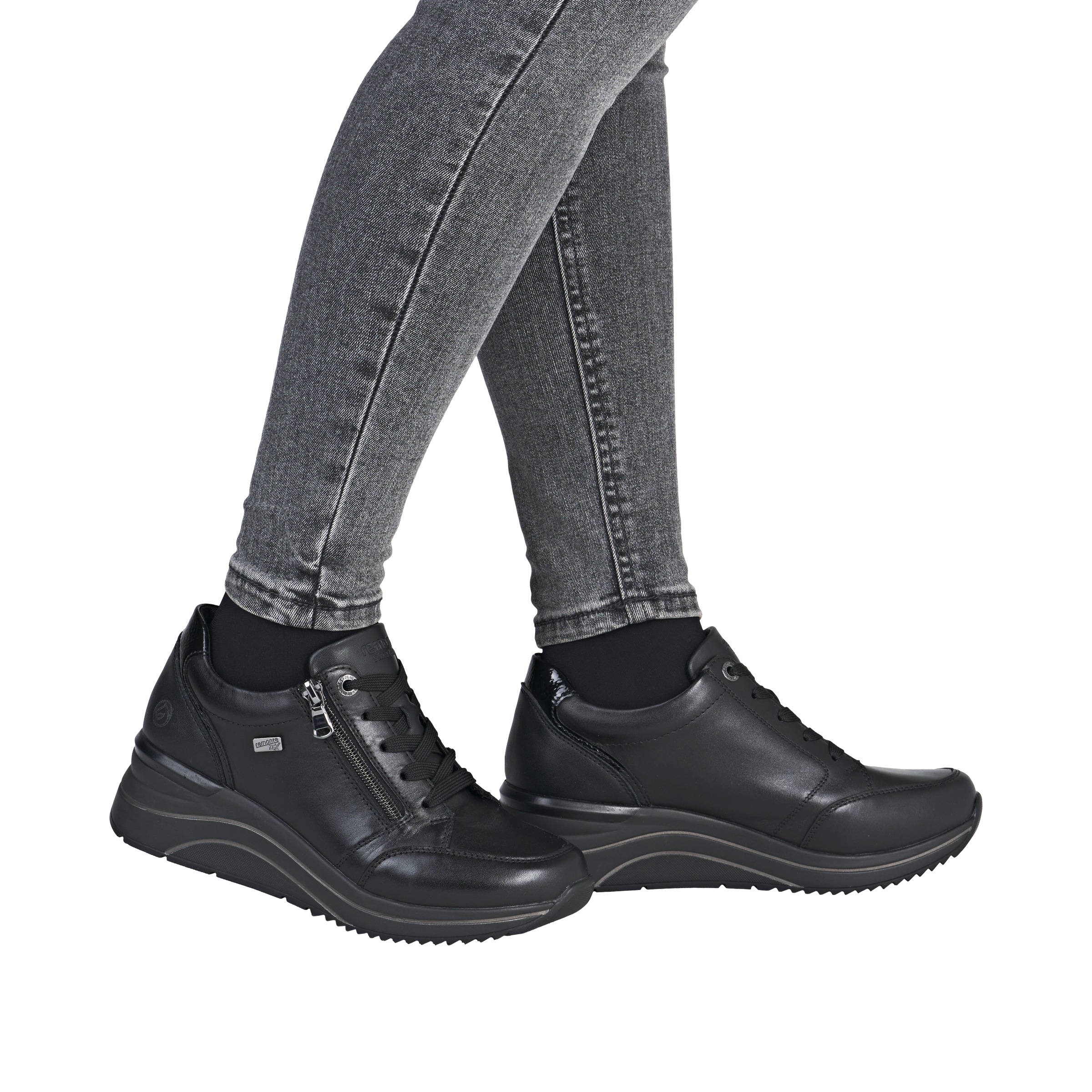 Remonte Keilsneaker, Freizeitschuh, Halbschuh, Schnürschuh mit Rieker TEX-Membran