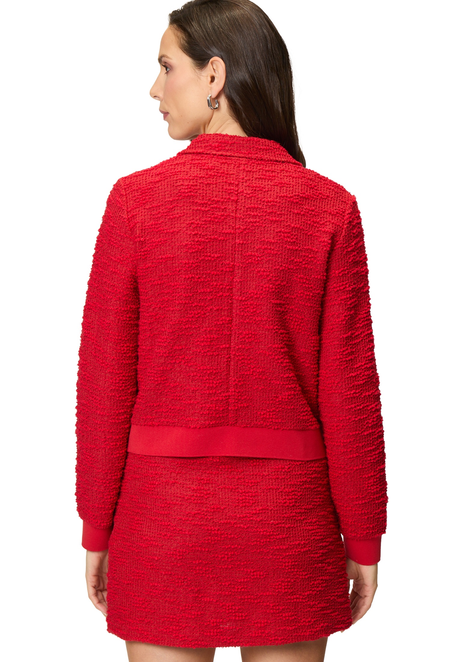 Zero Jackenblazer »Bouclè-Jacke mit Klappentaschen«