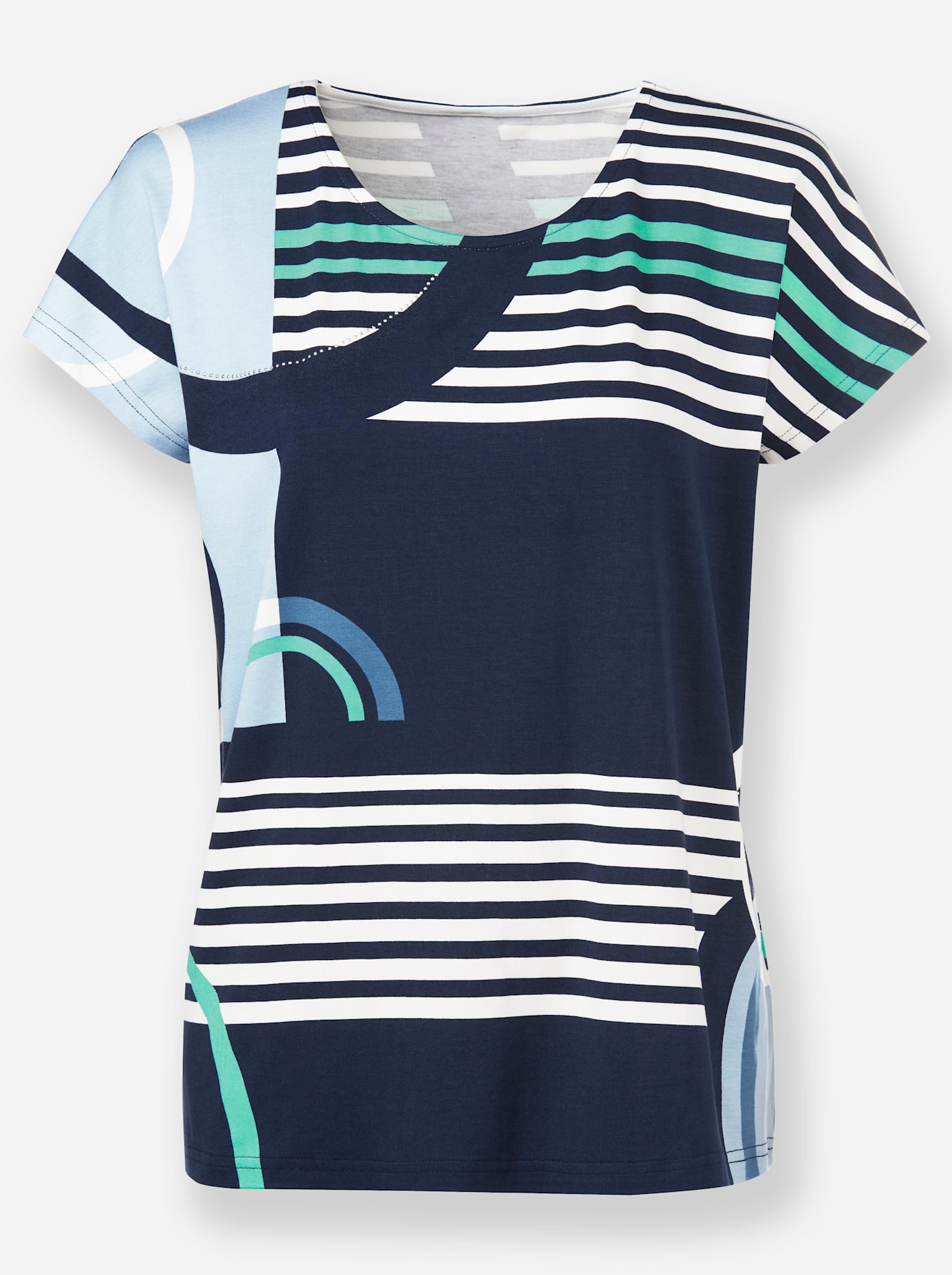 heine Kurzarmshirt »Druck-Shirt«, (1 tlg.)
