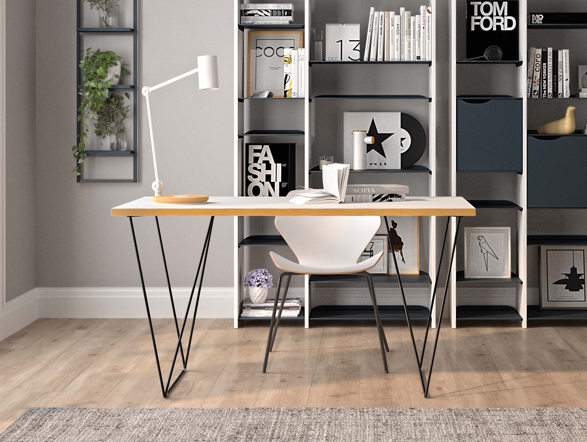 TemaHome Schreibtisch, (B/T/H): 140/75/75 cm