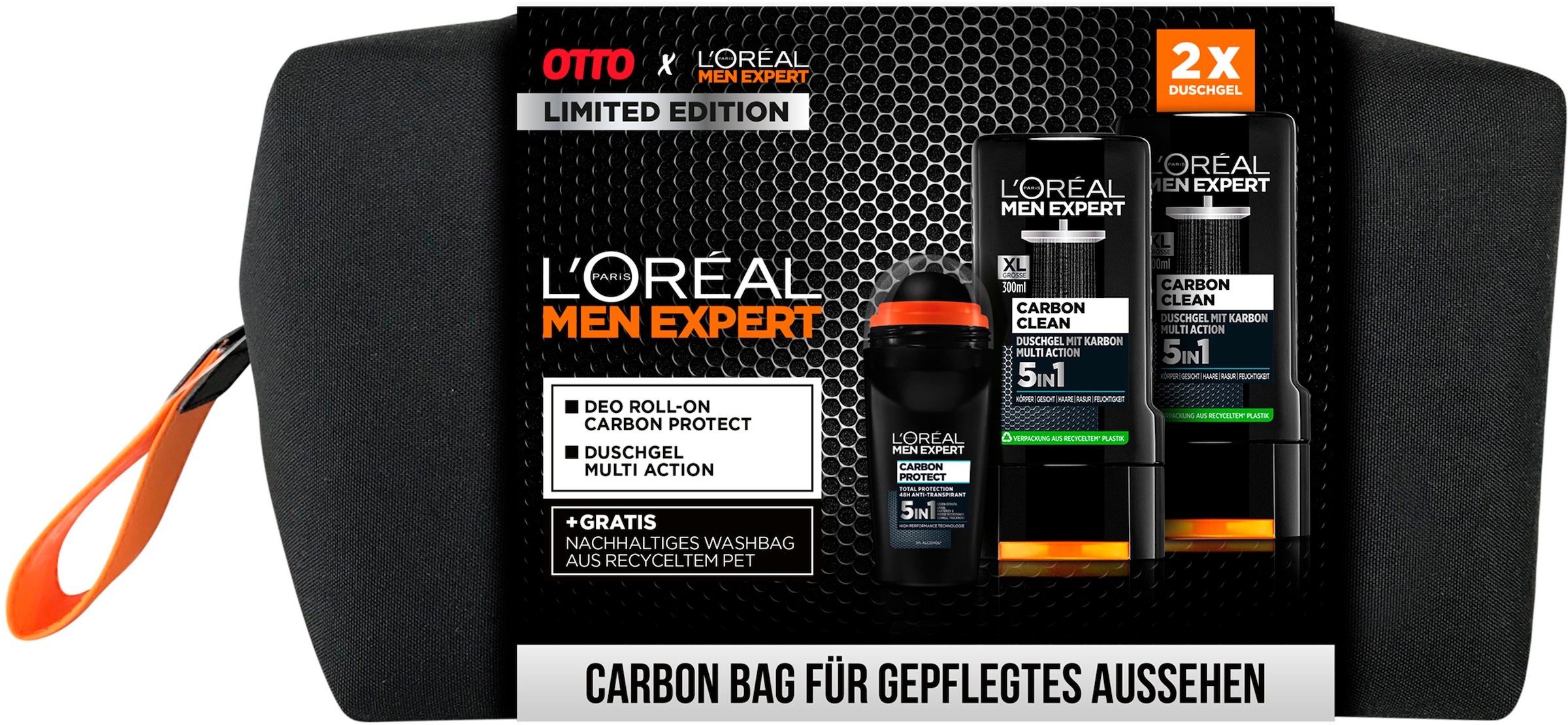 Hautreinigungs-Set »Men Expert Carbon Bag«