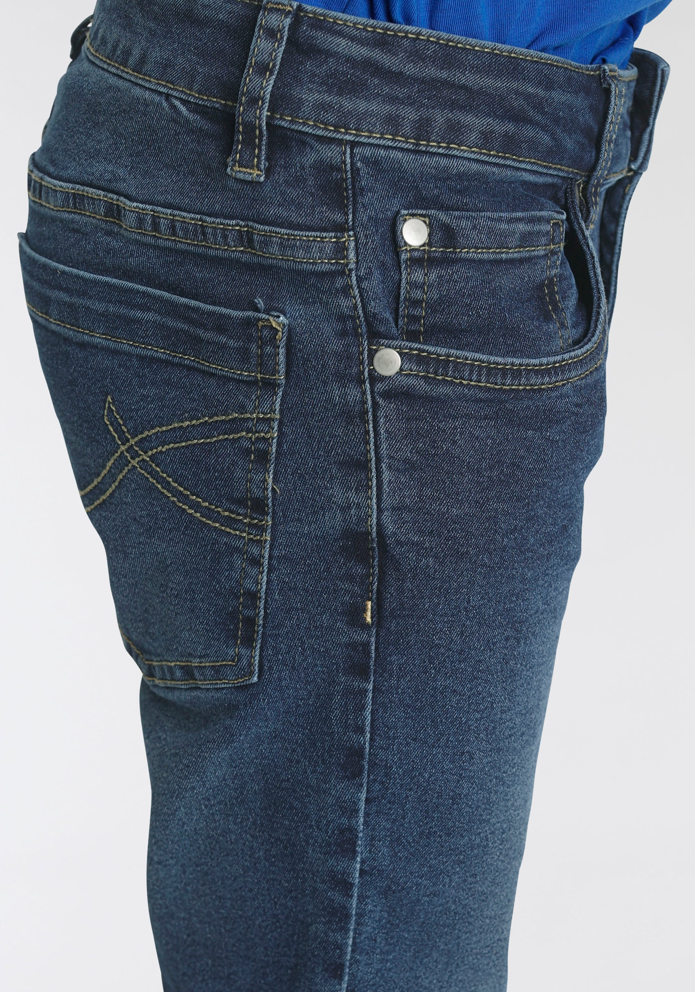 KIDSWORLD Stretch-Jeans »mit schmalem Bein« ♕ bei