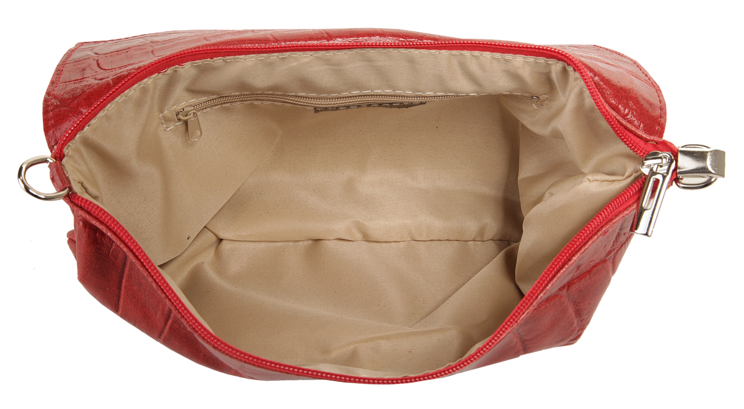 Cluty Abendtasche echt Leder, Made in Italy