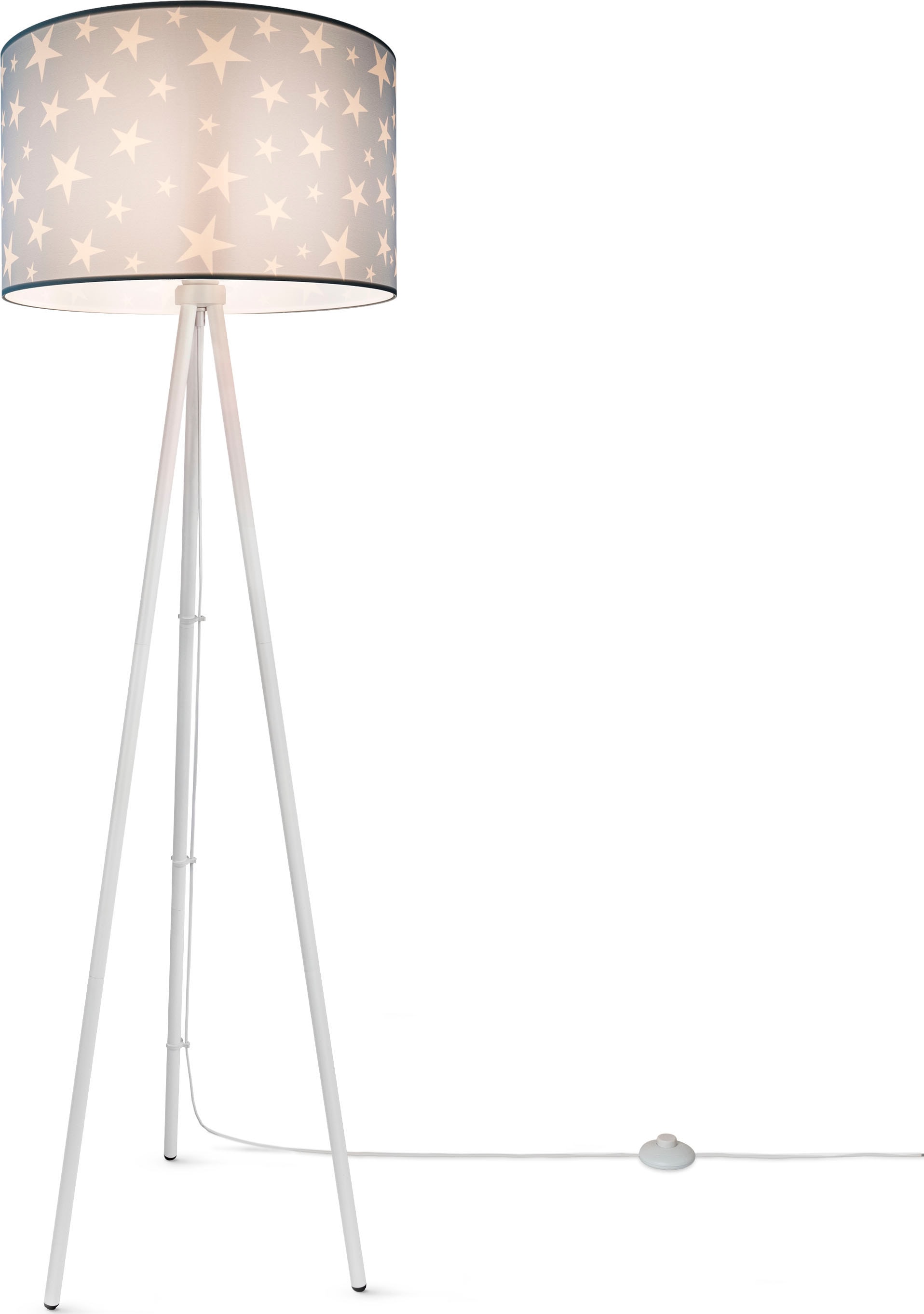 Paco Home Stehlampe »Trina Capri«, Kinderlampe LED Kinderzimmer, Sternen-Motiv, Deko Stehleuchte E27