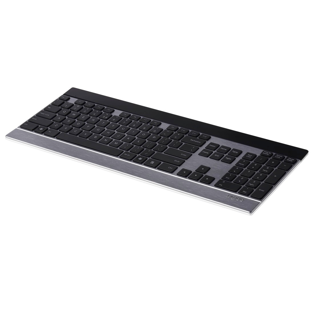 Rapoo Wireless-Tastatur »E9270P kabellose Tastatur, 5 GHz Verbindung« (Lautstärkeregler | Ziffernblock)
