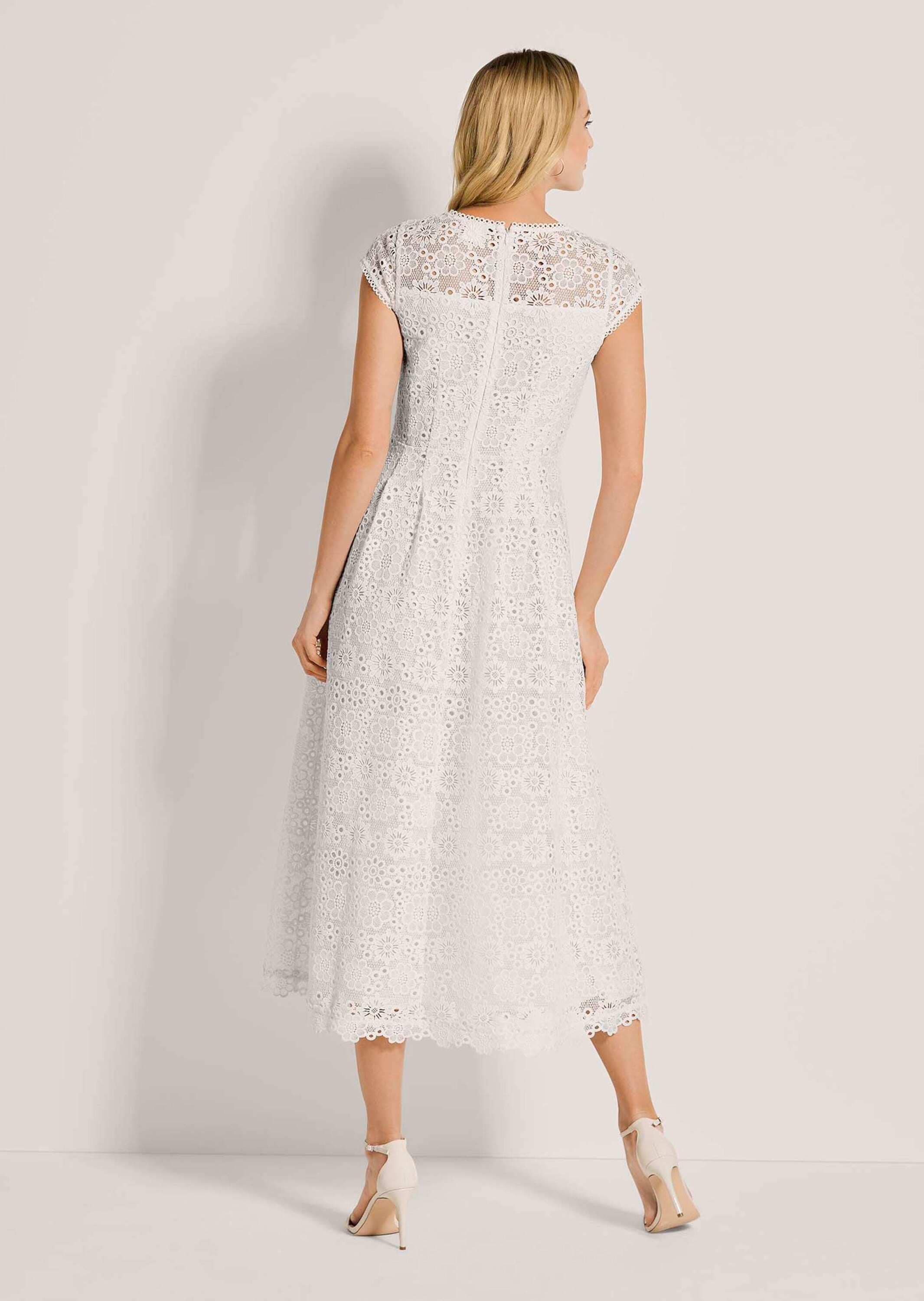 MADELEINE Midikleid »Spitzenkleid Romantisches Festtagskleid mit Spitzenborte«