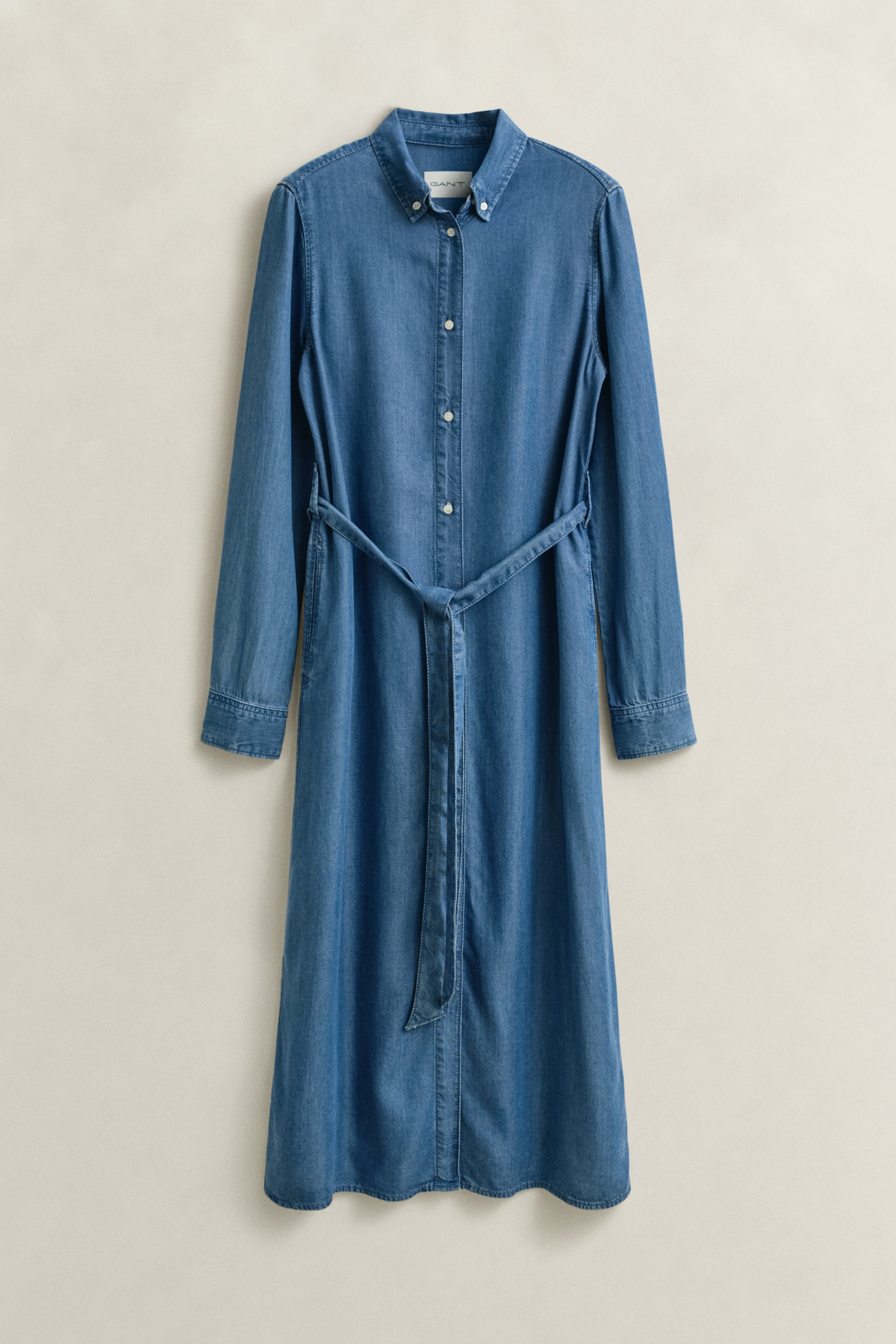 Gant Hemdblusenkleid »CHAMBRAY SHIRT DRESS« Ohne Tasche Regular fit mit Button-Down-Kragen