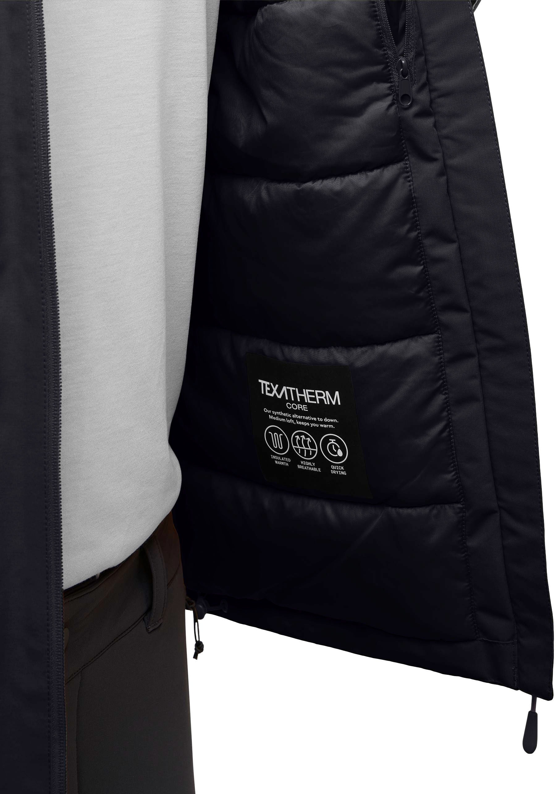 Jack Wolfskin Funktionsjacke »JASPER«, mit Kapuze, Wärmend, winddicht, Übergangsjacke