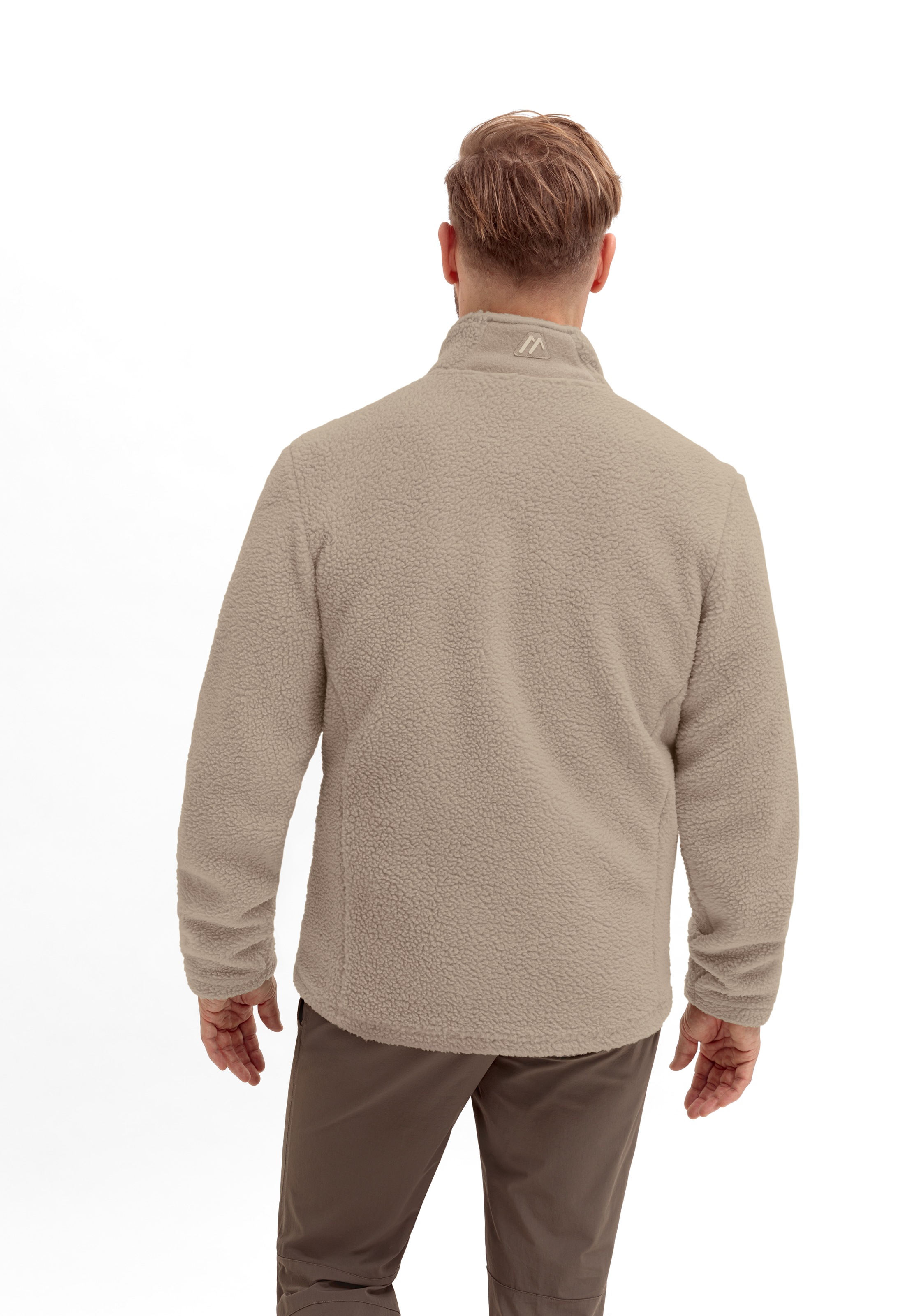 Maier Sports Fleecejacke »Racka M«, Herren Fleece, funktioneller Midlayer, Full-Zip