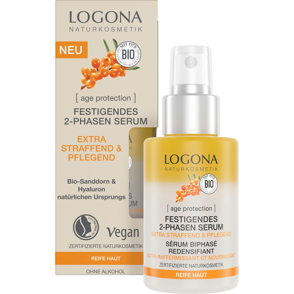 LOGONA Gesichtsserum »Logona AP Festigendes 2-Phasen Serum«