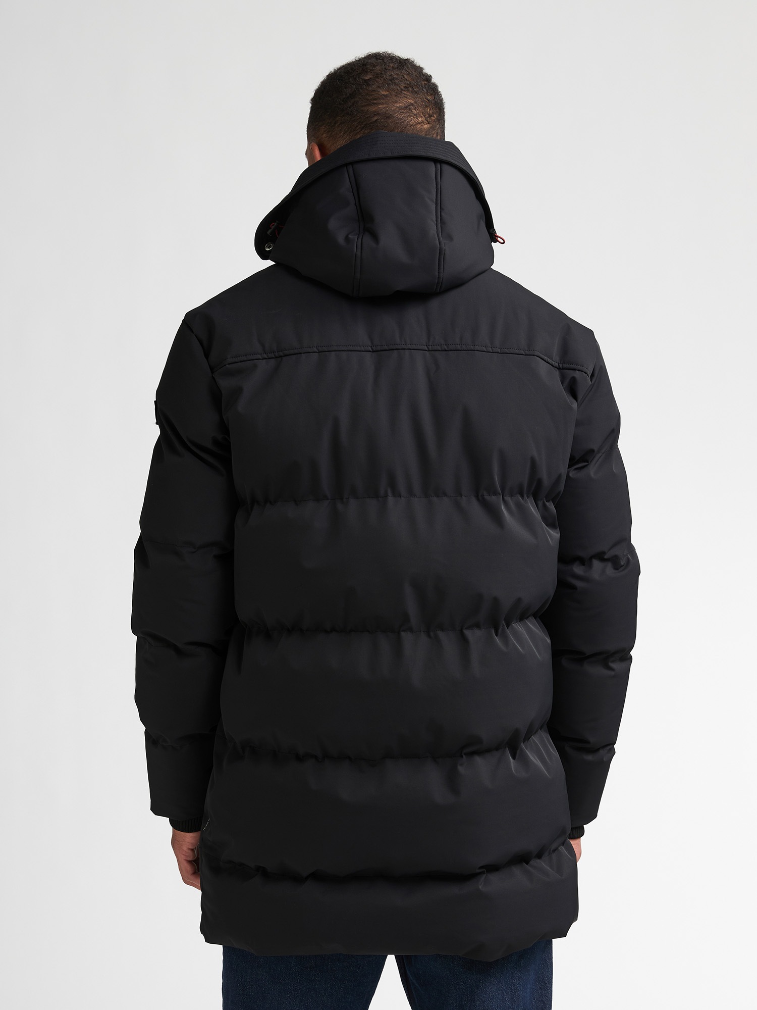 Petrol Industries Parka mit Kapuze mit Steppnähten und Kapuze, warm wattiert, matte Optik