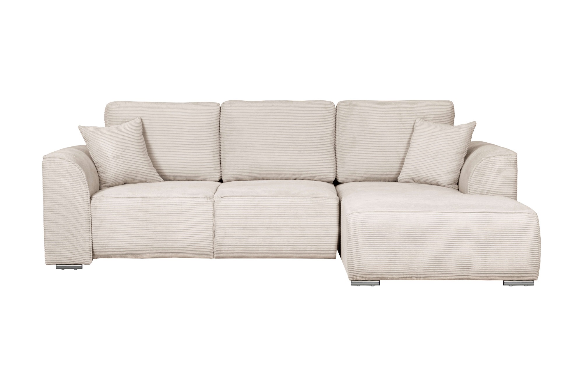 OTTO home »BEATRICE optionale Schlafsofa mit Bettkasten, B/T/H: 265/170/86 cm« L-Form, wahlweise auch mit Bettfunktion und Bettkasten