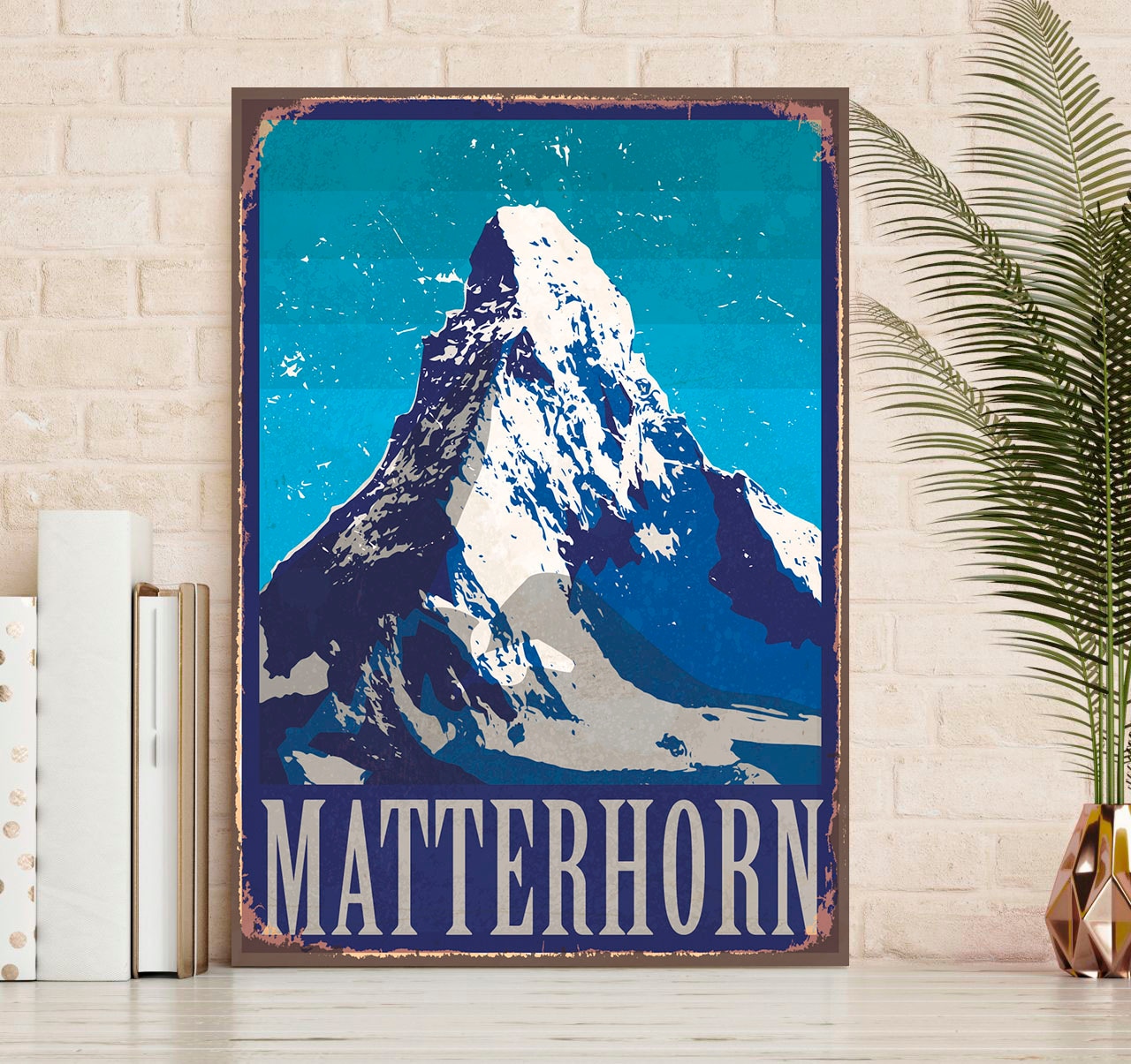 Metallbild »Matterhorn«, (1 St.), Stahlschilder