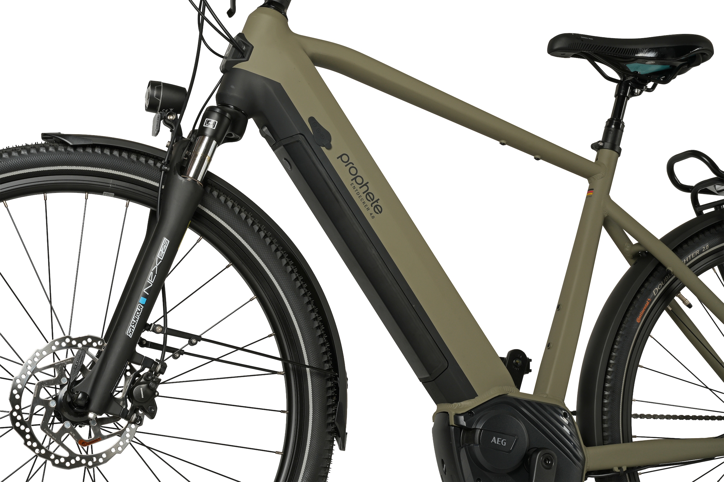 Prophete »Entdecker 4.0« 10 Gang microSHIFT XLE Schaltwerk Kettenschaltung Mittelmotor 250 W Pedelec, Elektrofahrrad für Herren