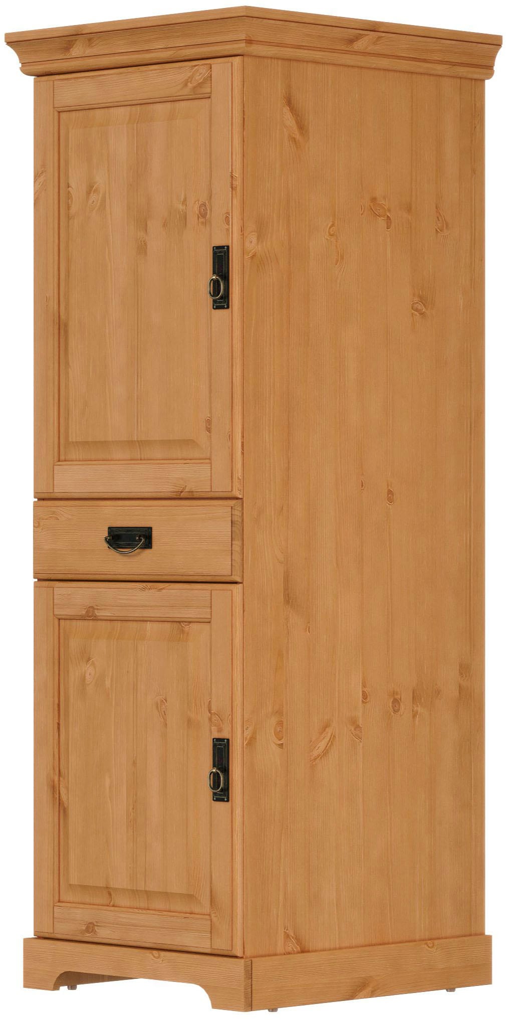 Home affaire Vorratsschrank »Rügen« Breite 47 cm, Kiefer massiv, 2 Türen, 1 Schubkasten