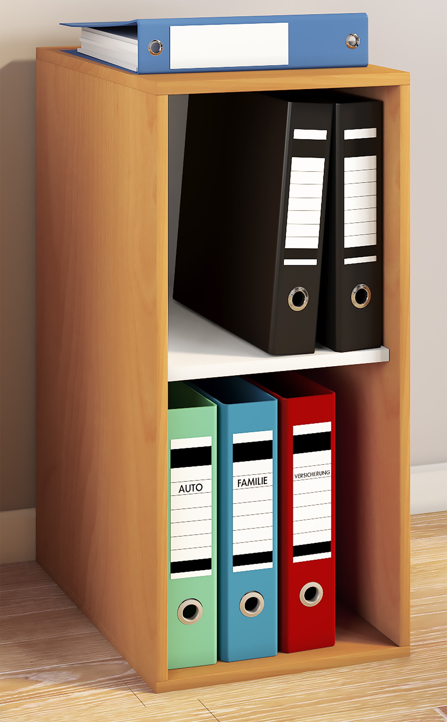 VCM Bücherregal »Holz Büro Regal Bücher Ordner Aktenregal Lona l 2f«