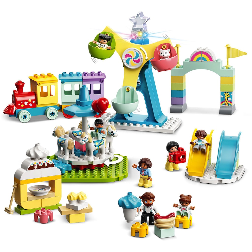 LEGO® Konstruktionsspielsteine »Erlebnispark (10956), LEGO® DUPLO® Town«, (95 St.)