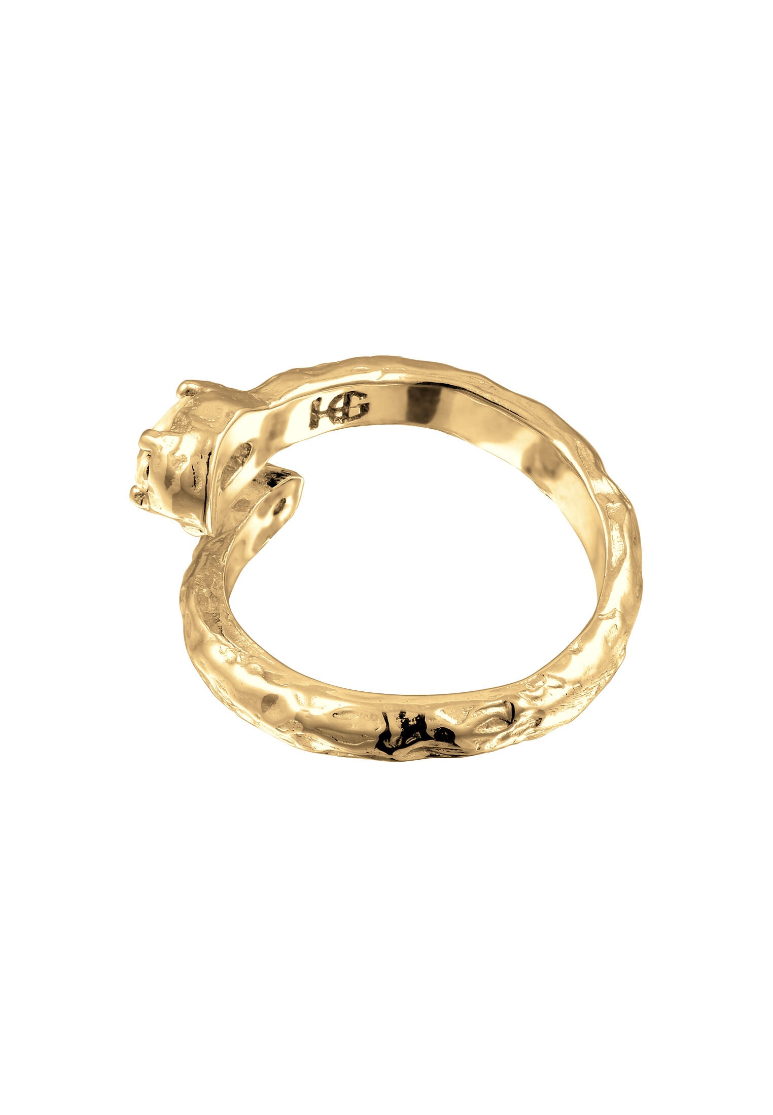 HAZE & GLORY Silberring »Ring Topas Weiß 925 Sterling Silber«