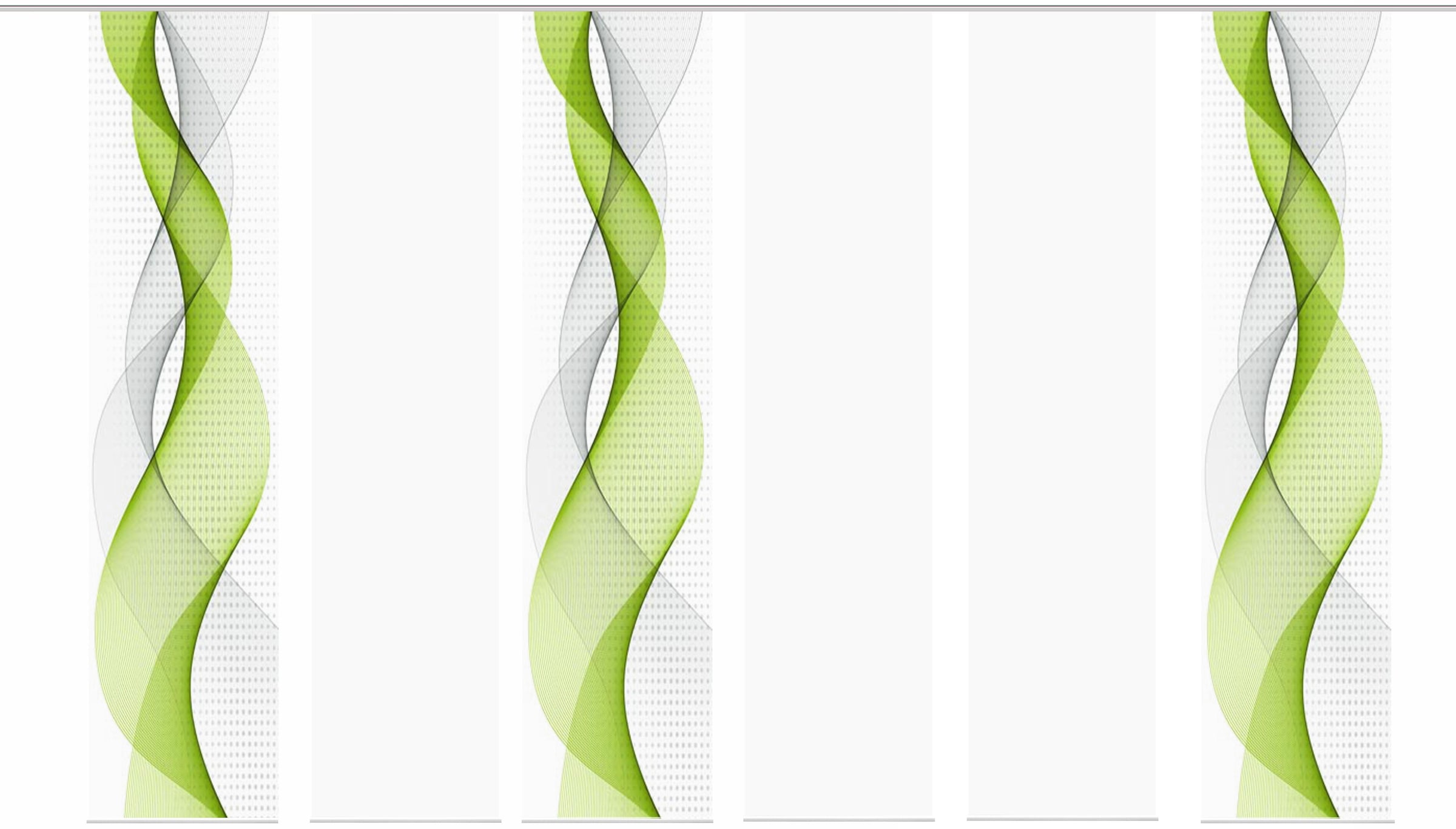 HOME WOHNIDEEN Schiebegardine »OPALIA 6ER SET« Paneelwagen 6 Stk. tlg. HxB: 245x60