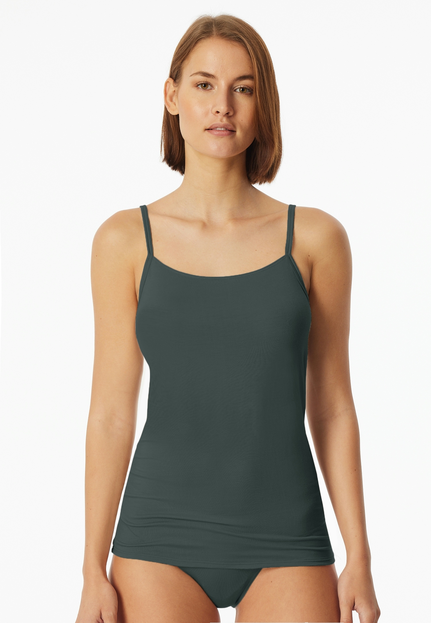 Schiesser Unterhemd »Modal Essentials« 2er Pack,  Spaghetti-Träger, Single Jersey, temperaturausgleichend