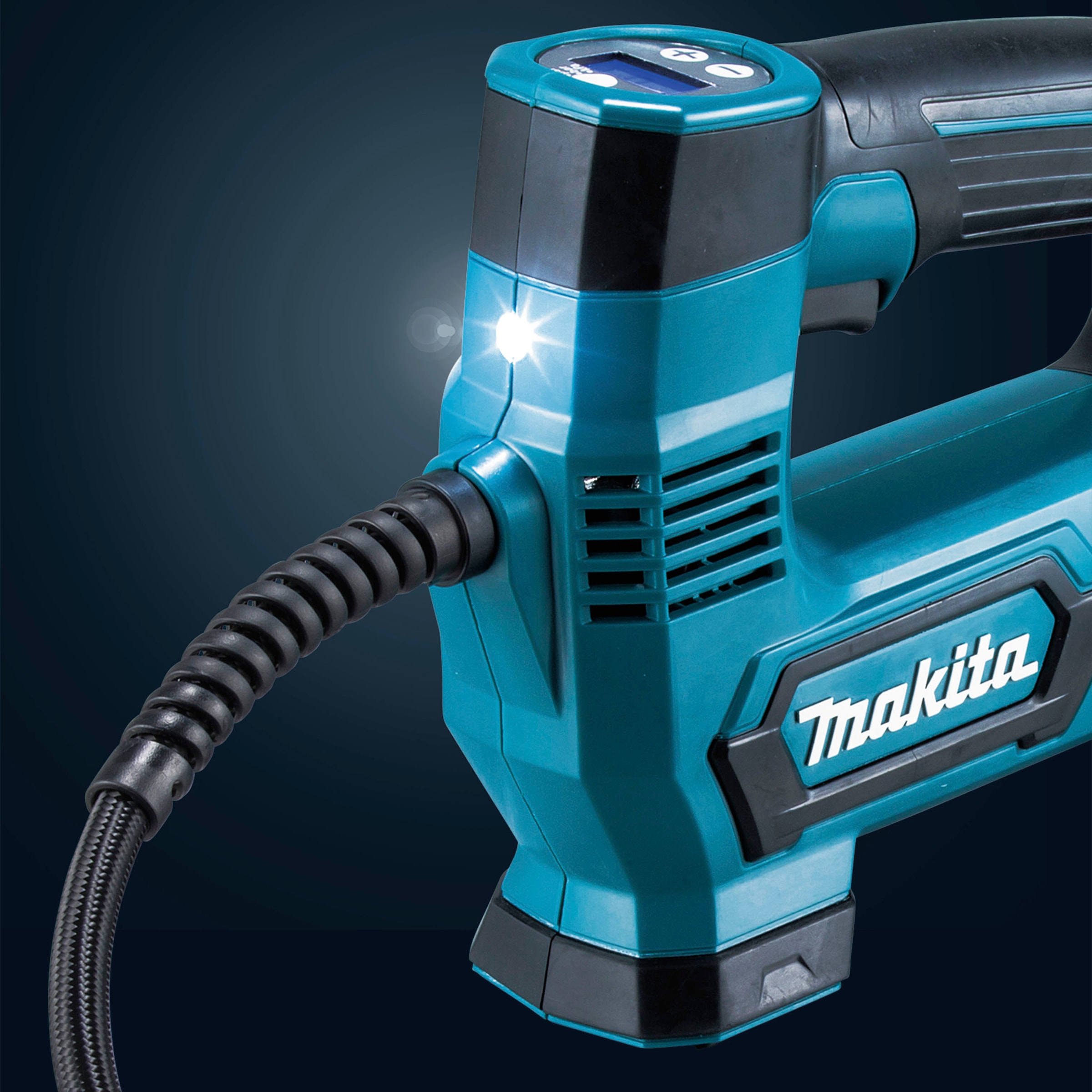 Makita Akku-Handkompressor »MP100DZ«, zum schnellen und einfachen Befüllen von Reifen, Bällen uvm.