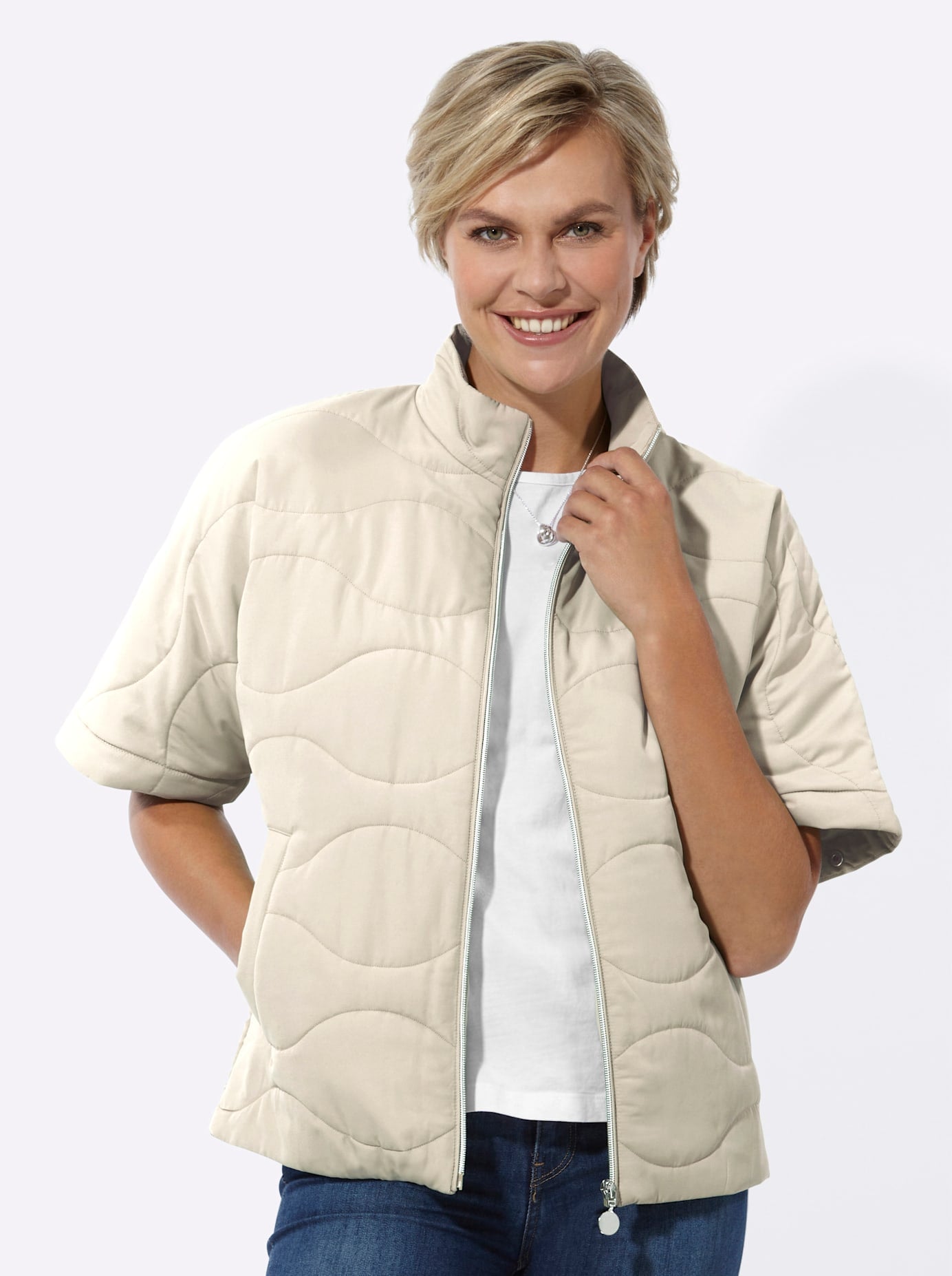 Classic Basics Steppjacke, ohne Kapuze