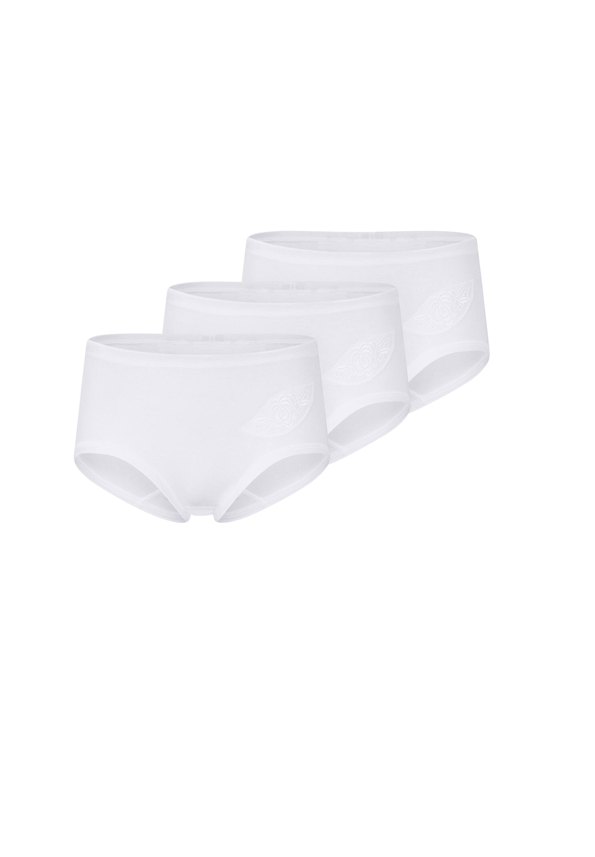 Speidel Taillenslip »Taillenslip Taillenslip mit seitlichem Batist-Motiv 3 Stück« 3 Stk.