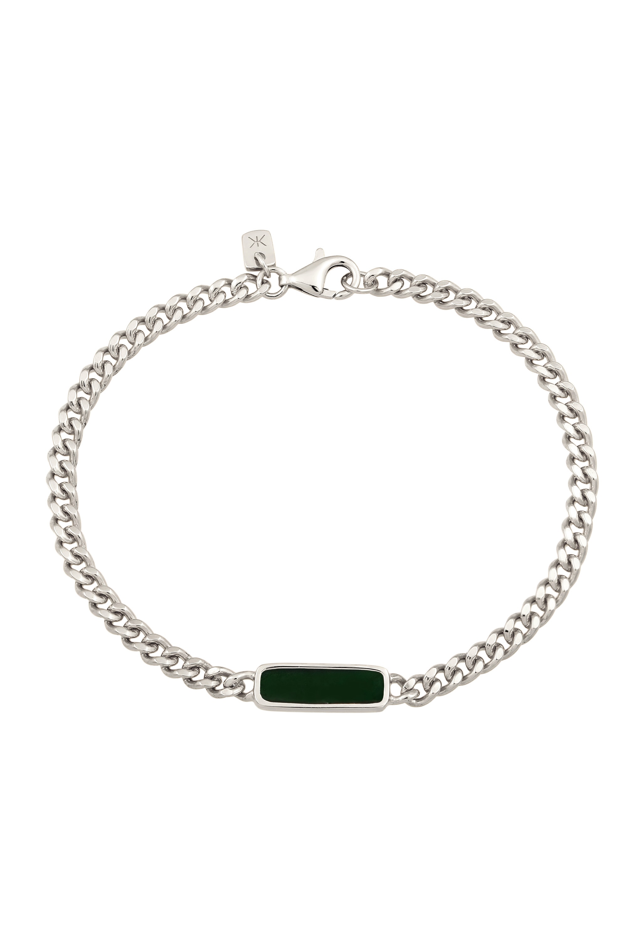 Kuzzoi Armkette »Armband Emaille 925 Sterling Silber«