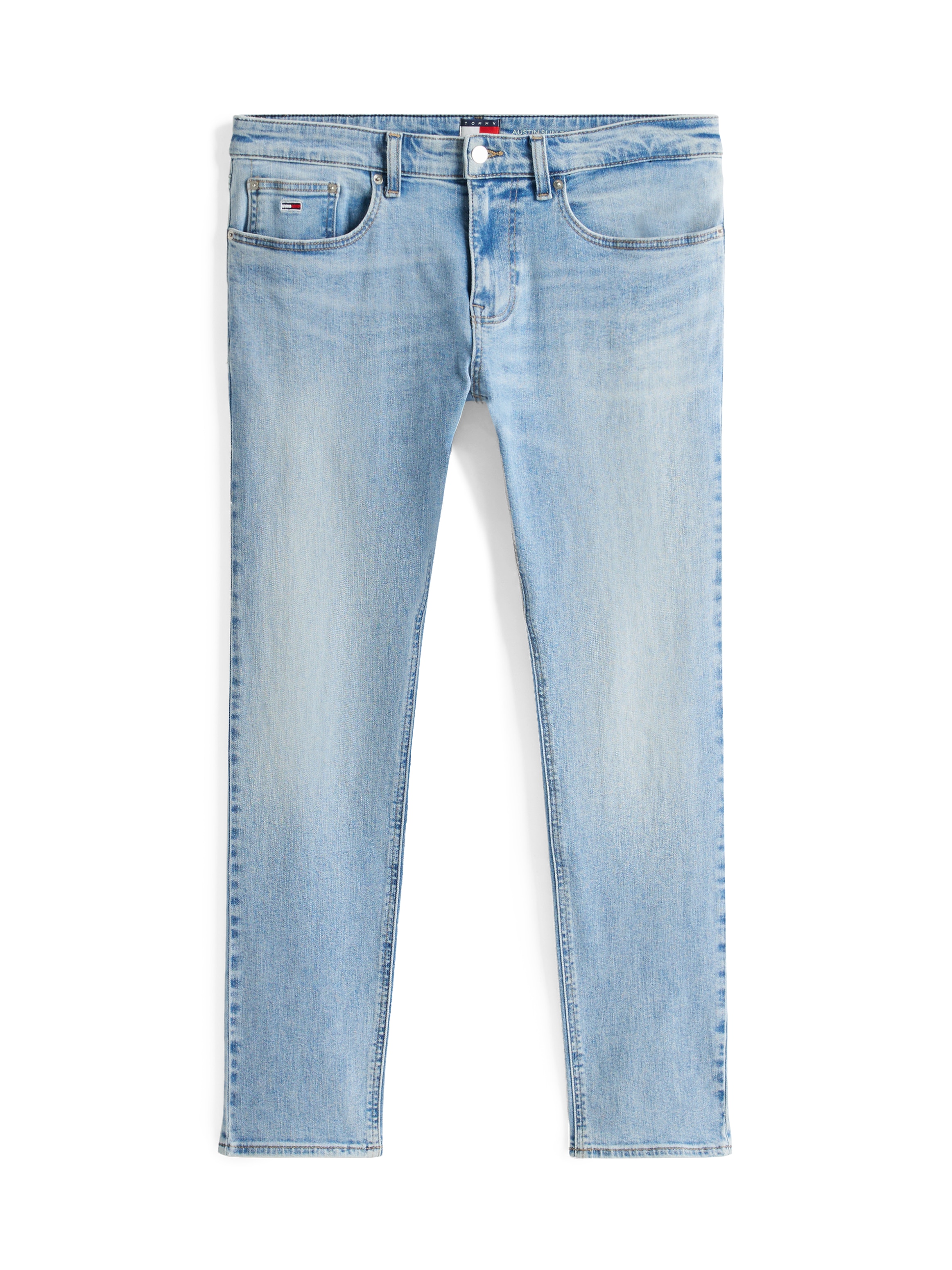 Tommy Jeans Slim-fit-Jeans »Austin Slim Tapered«, Mit Gürtelschlaufen