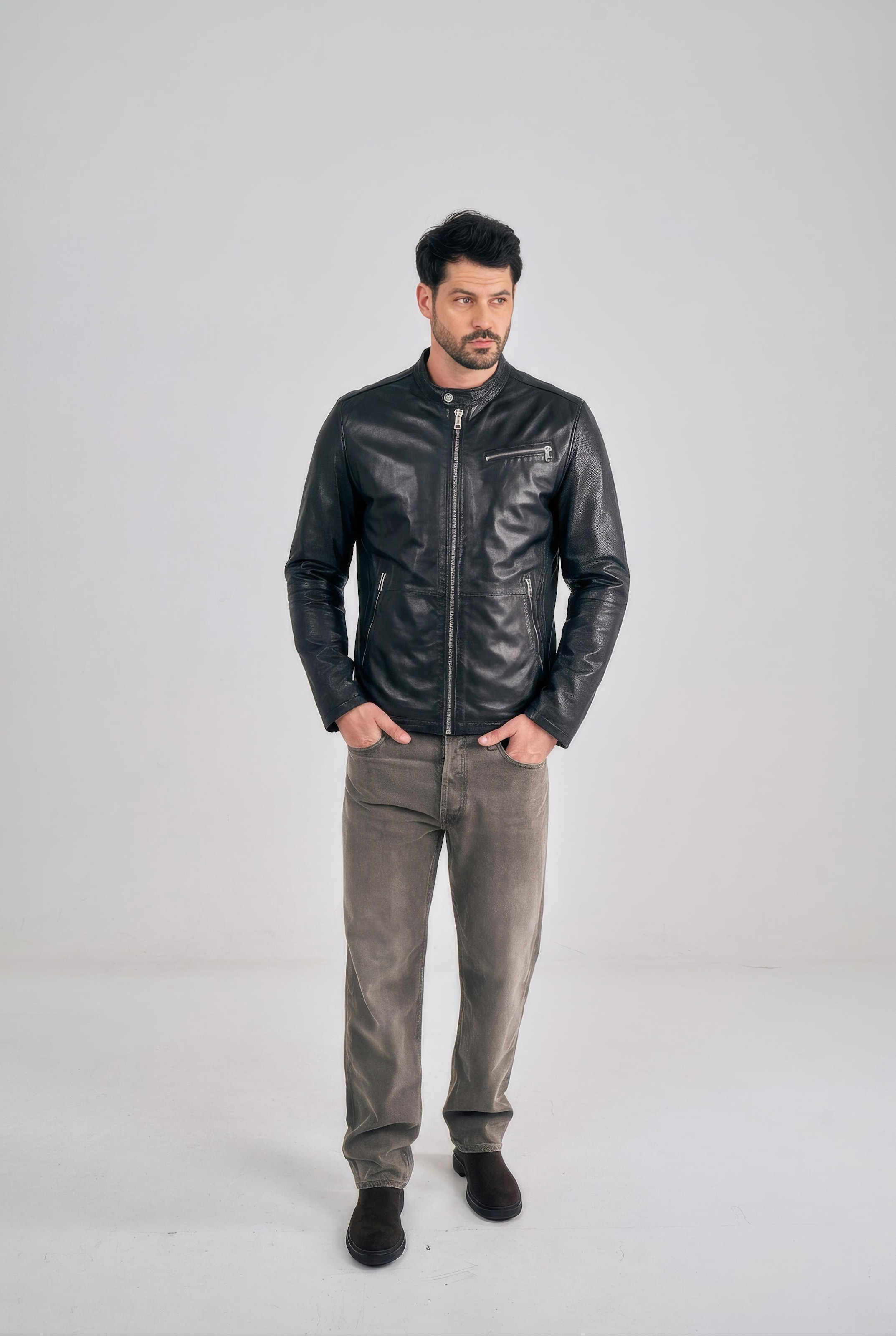 Freaky Nation Lederjacke »Davis-FN«