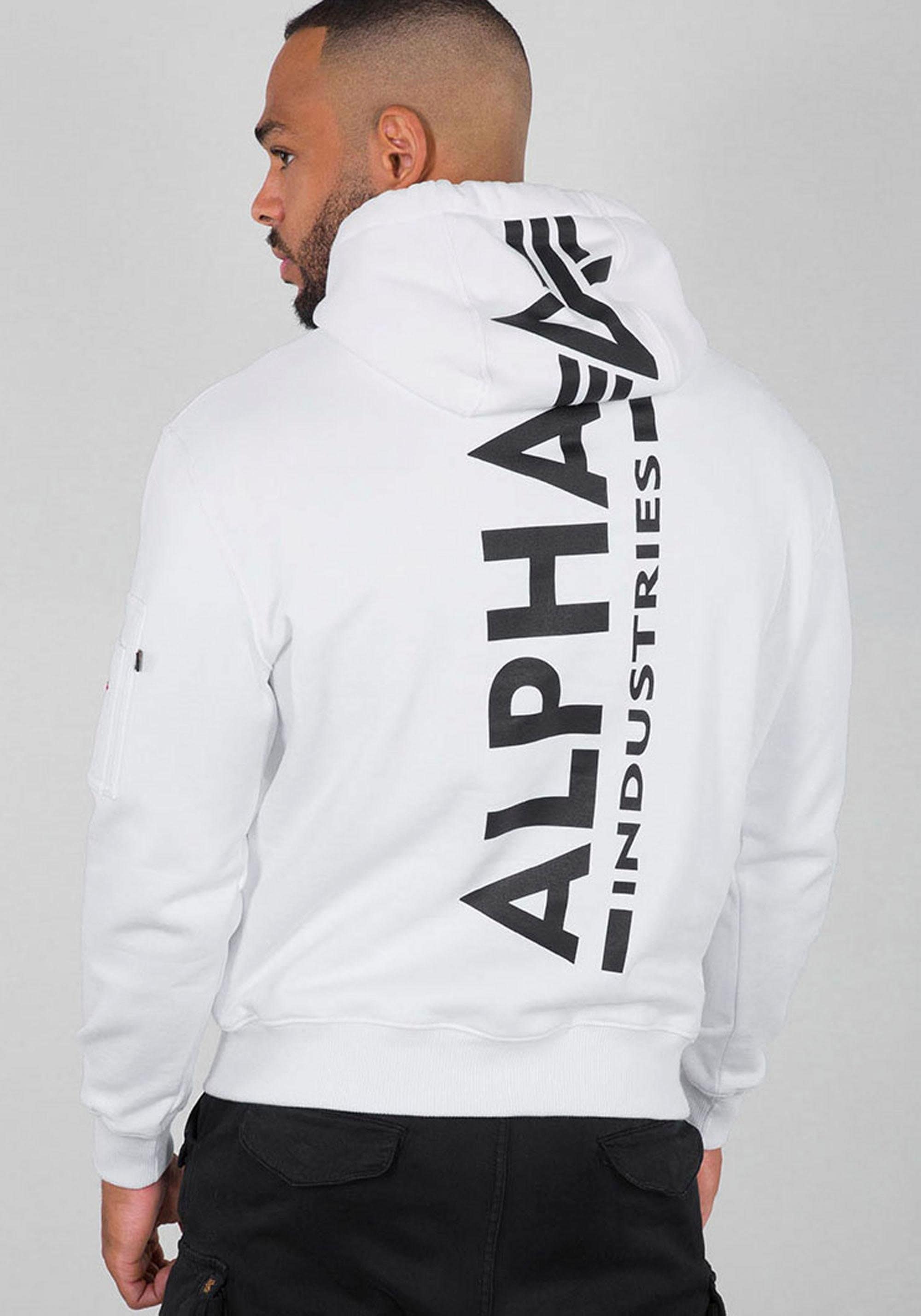 Kapuzensweatshirt Industries PRINT »BACK bei ♕ Alpha HOODY«