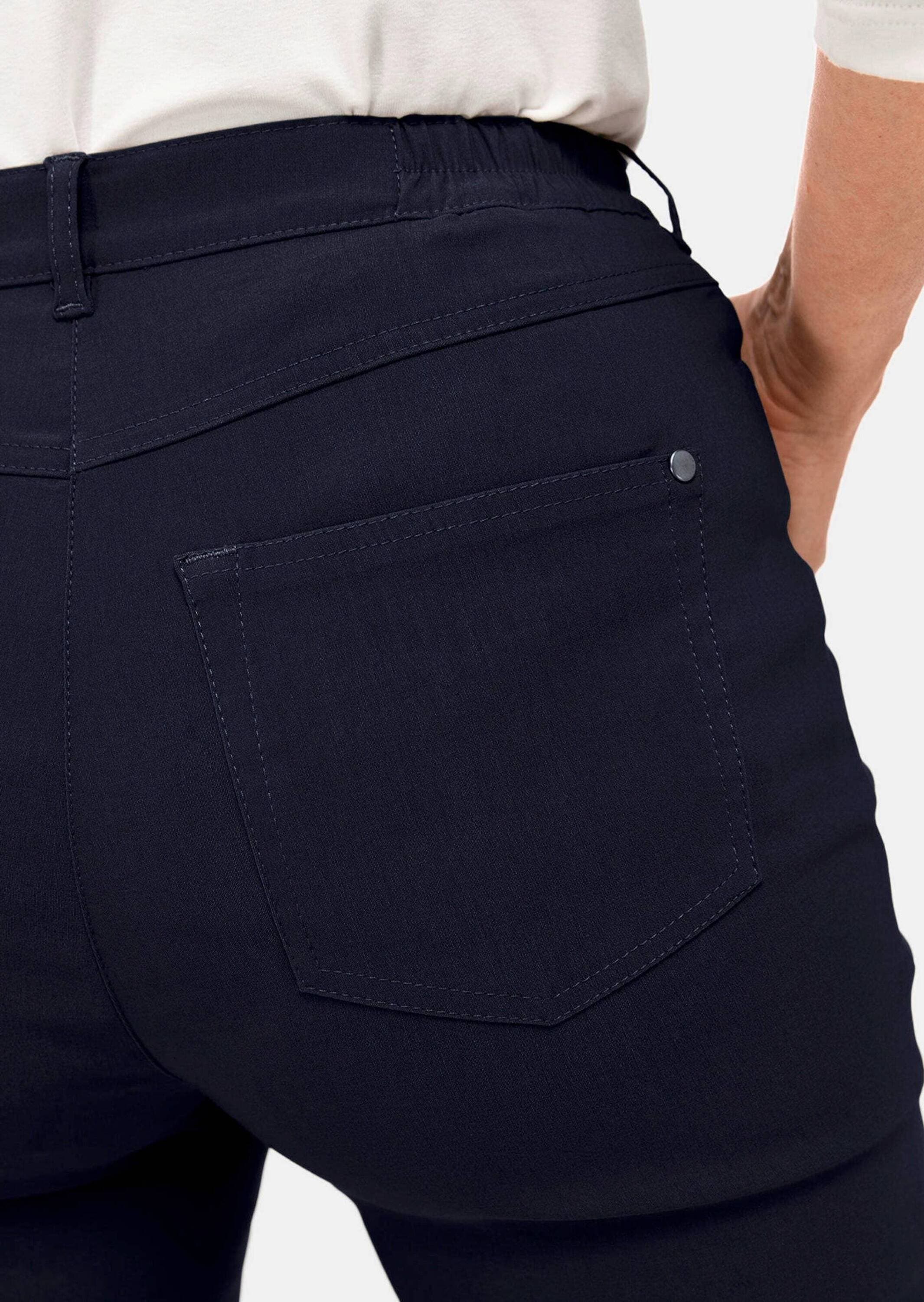 GOLDNER Stoffhose »Kurzgröße Perfekte Super-Stretch-Hose CARLA«