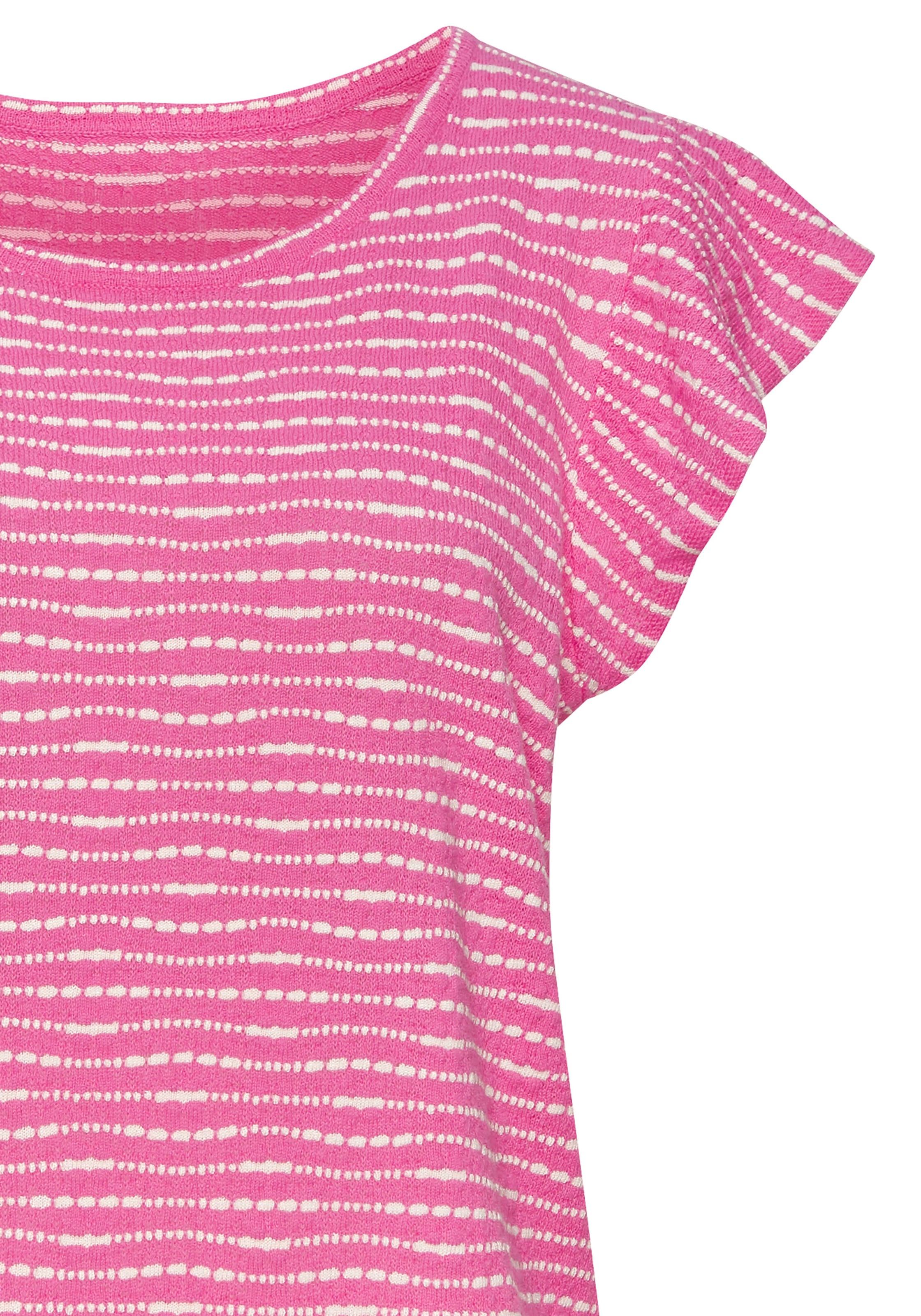 Vivance Rundhalsshirt »mit Flügelärmelchen«, aus leichter Feinstrickqualität