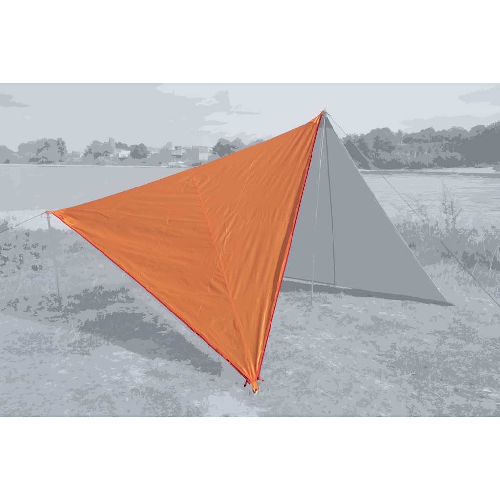 BENT Tarp-Zelt »Canvas Plain Sonnensegel Set«, (mit Transporttasche)